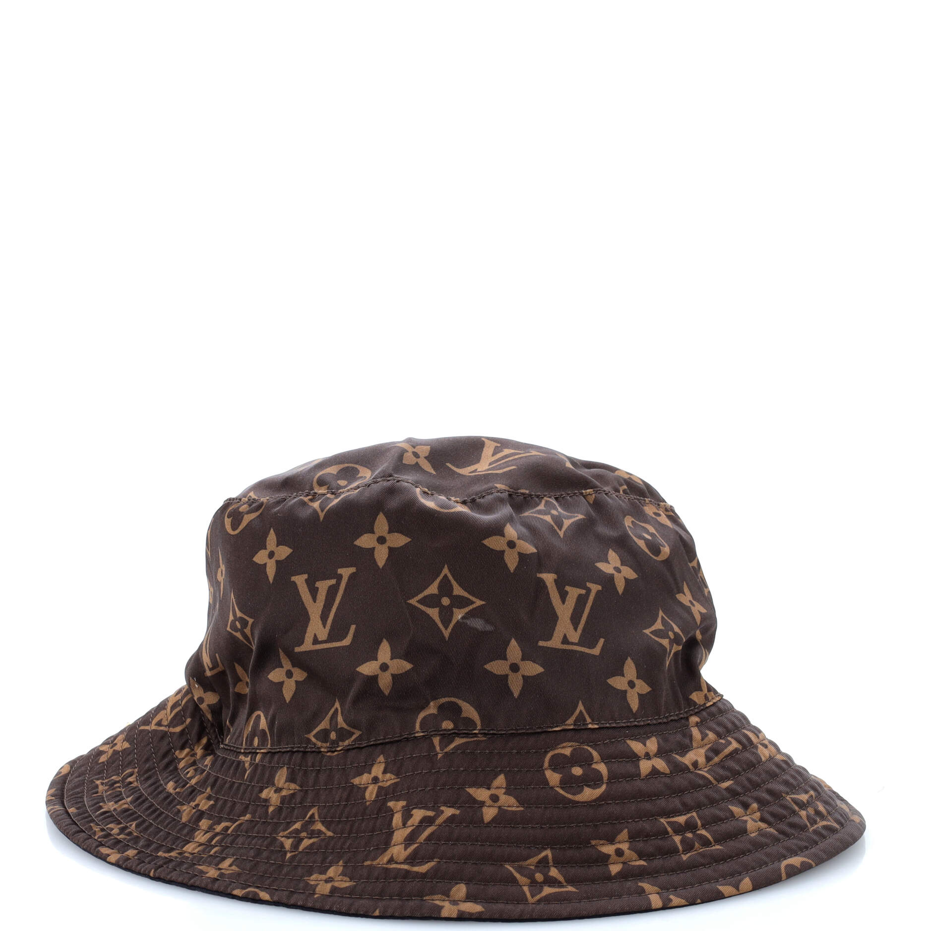 Bob Reversible Bucket Hat Monogram Nylon Medium