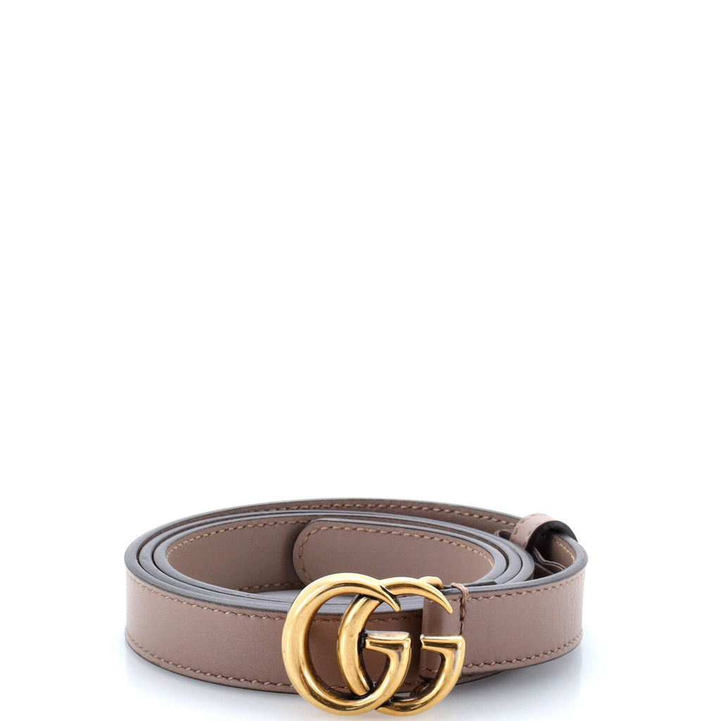 GG Marmont Belt Leather Thin 85