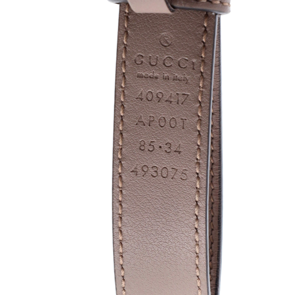 GG Marmont Belt Leather Thin 85