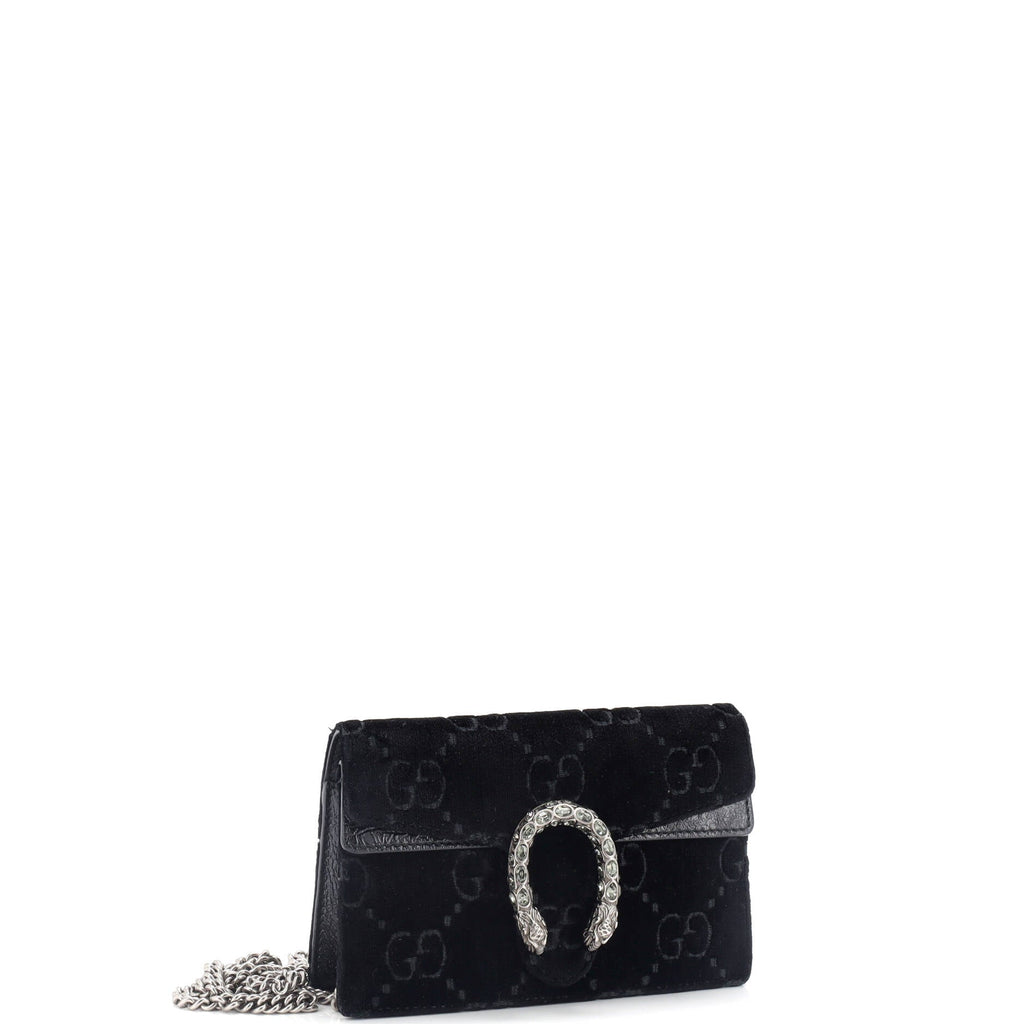 Dionysus Bag GG Velvet Super Mini