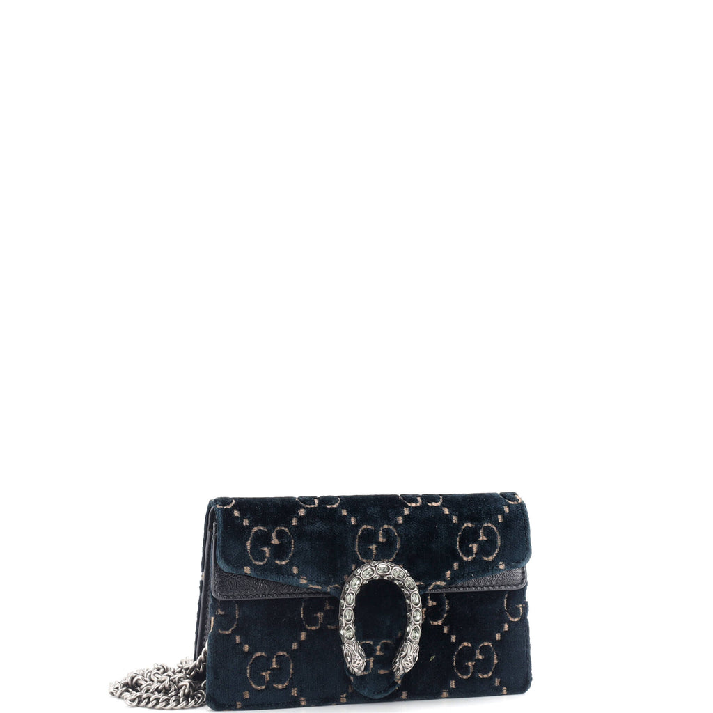 Dionysus Bag GG Velvet Super Mini