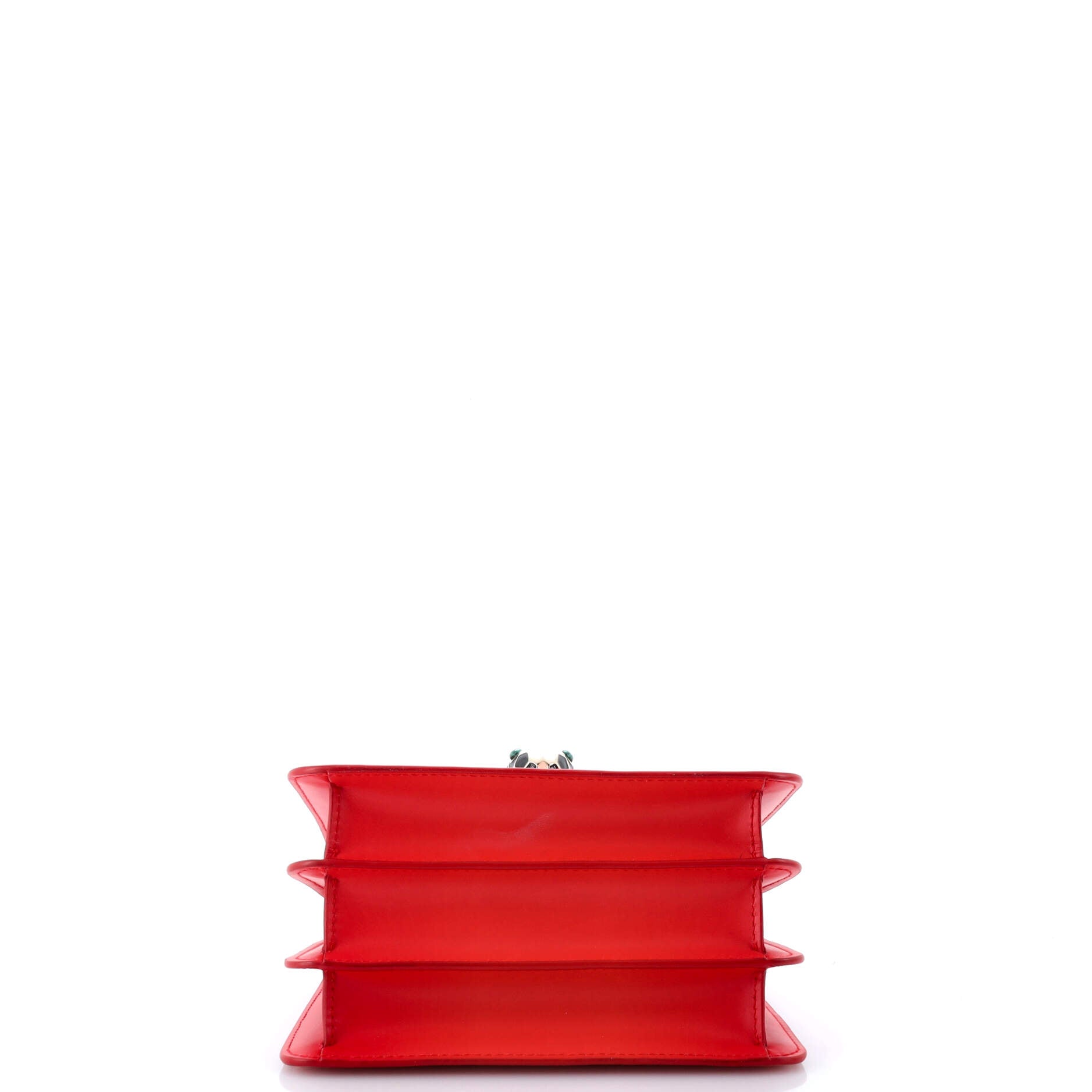Serpenti Forever Top Handle Bag Leather and Stingray Small