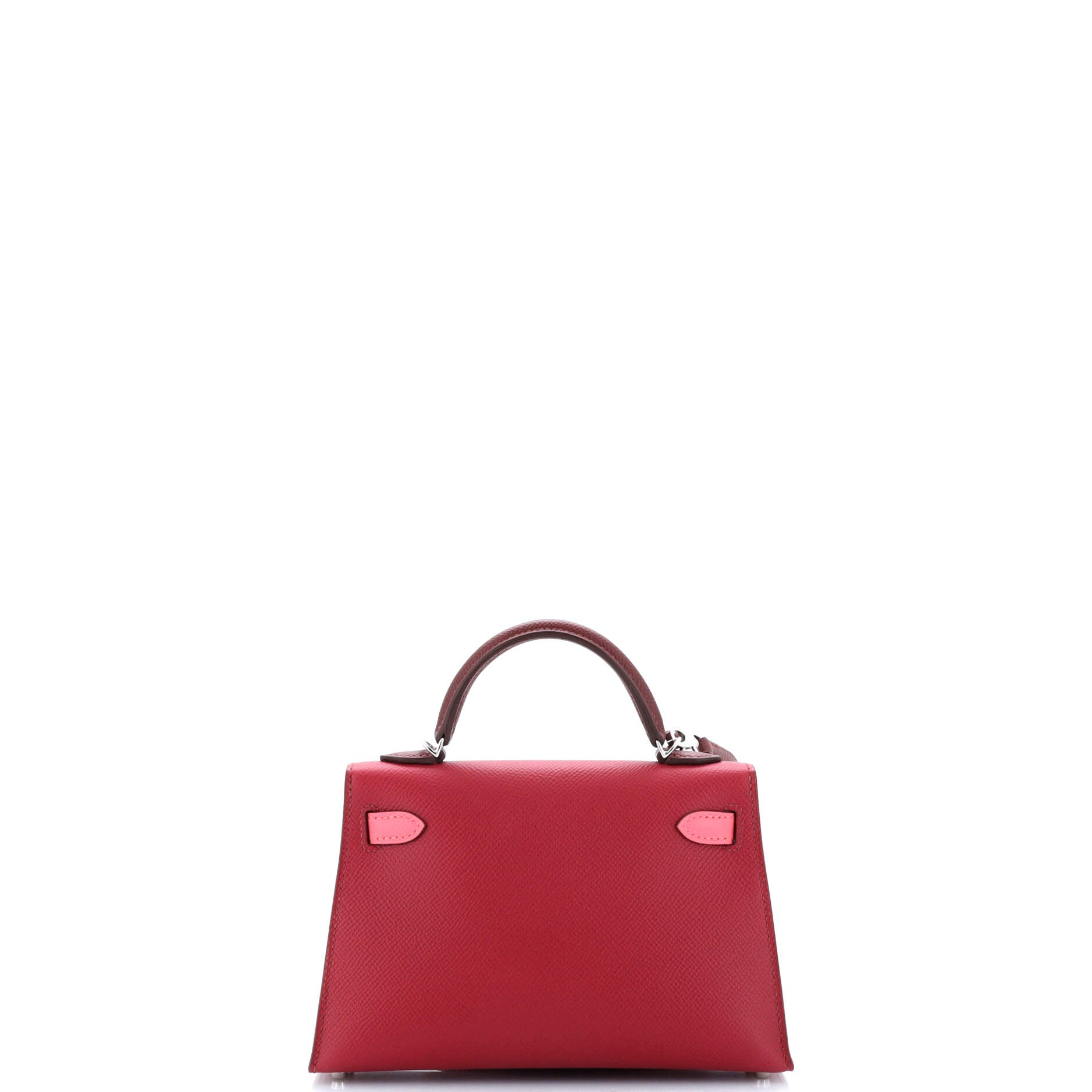 Kelly Mini II Bag Tricolor Epsom with Palladium Hardware 20