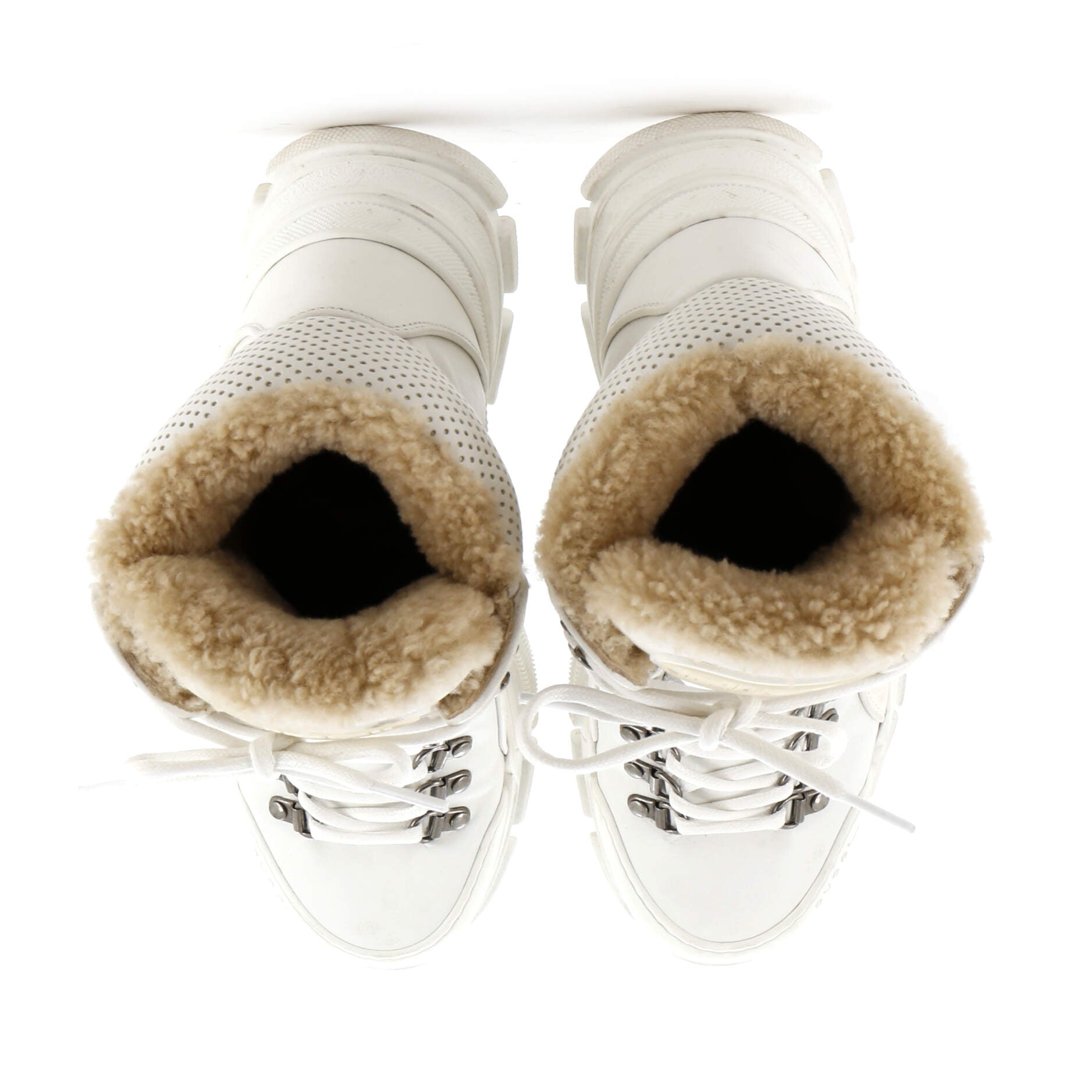 Flashtrek Hiking Boots GG Canvas and Suede with Shearling