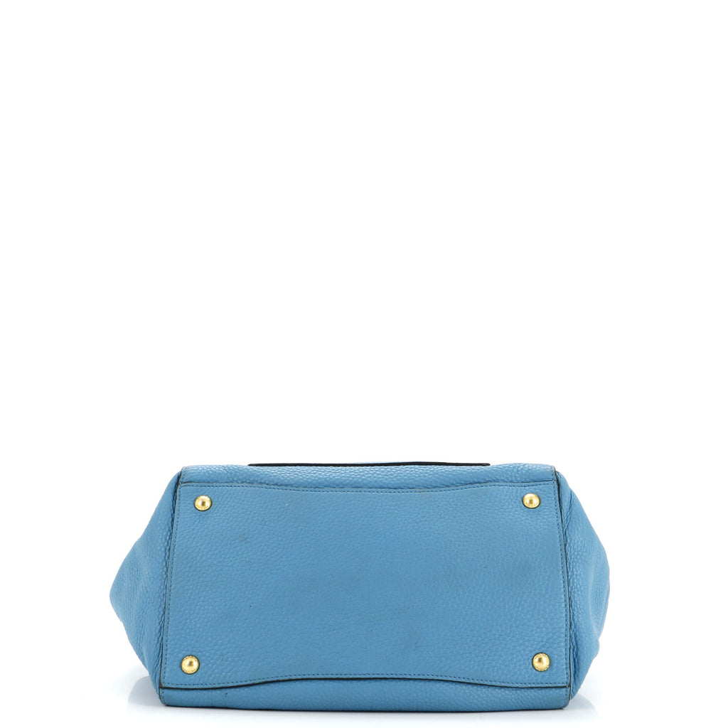 Front Pocket Wing Convertible Tote Vitello Daino