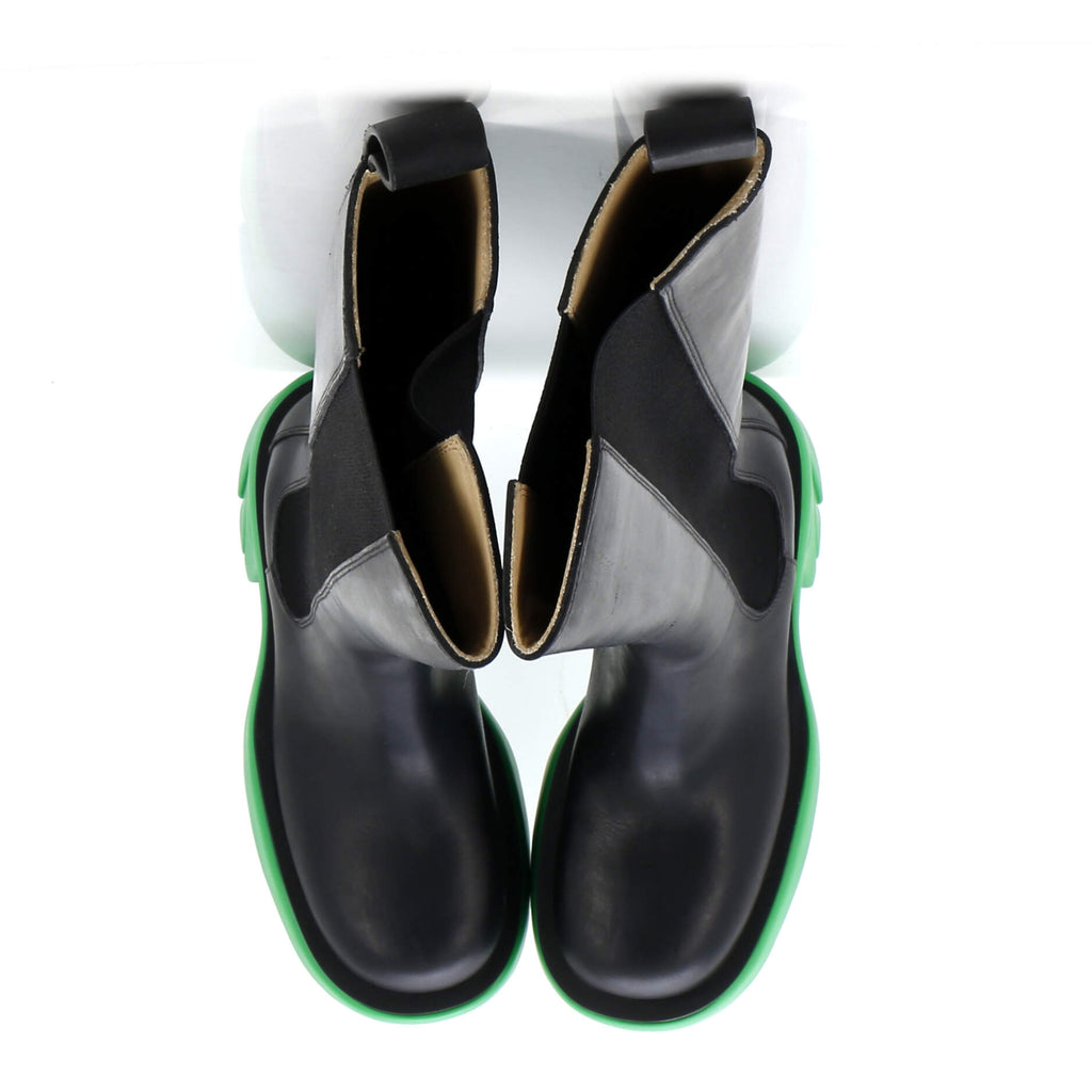 Women's The Flash Knee High Chelsea Boots Leather