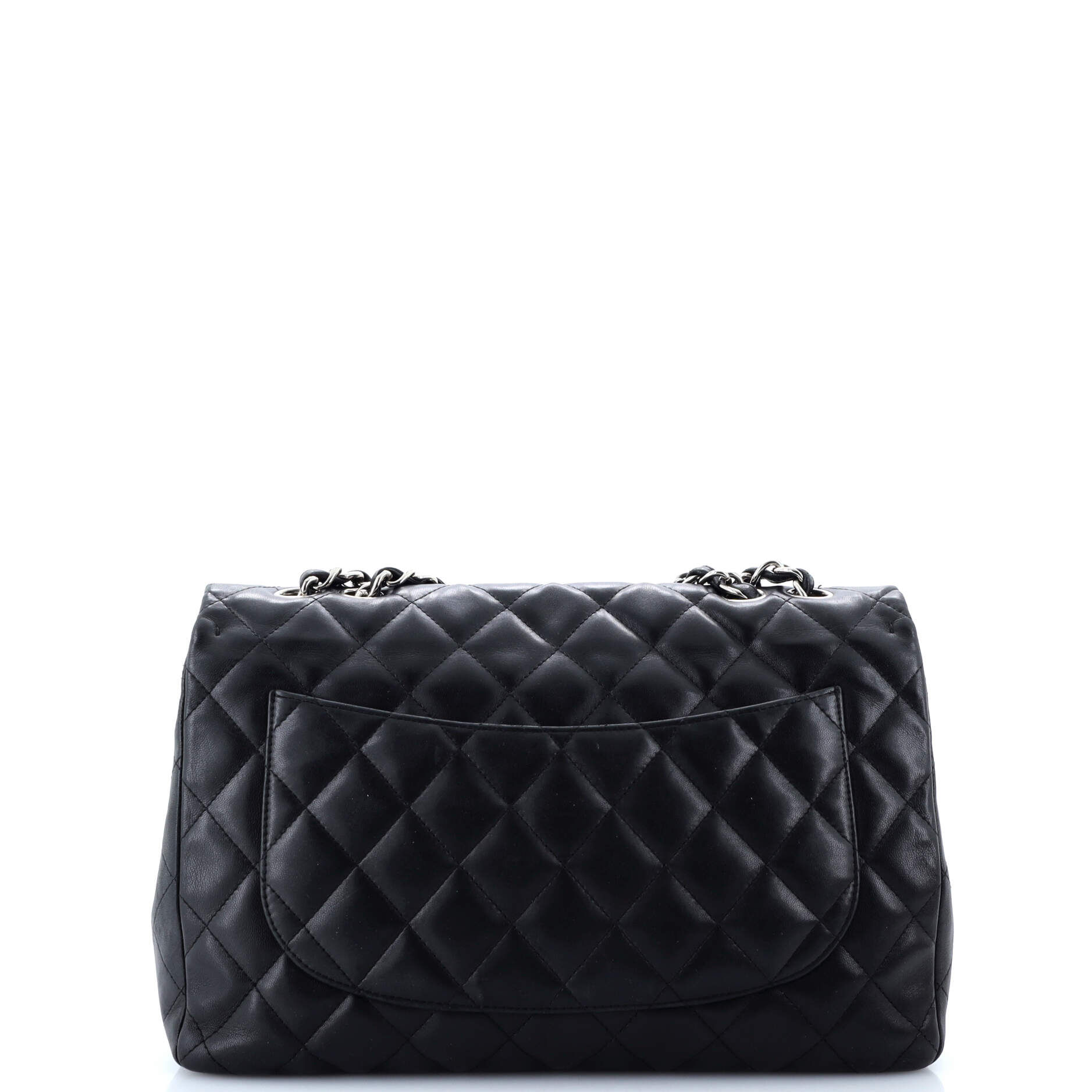 Classic Single Flap Bag Quilted Lambskin Jumbo