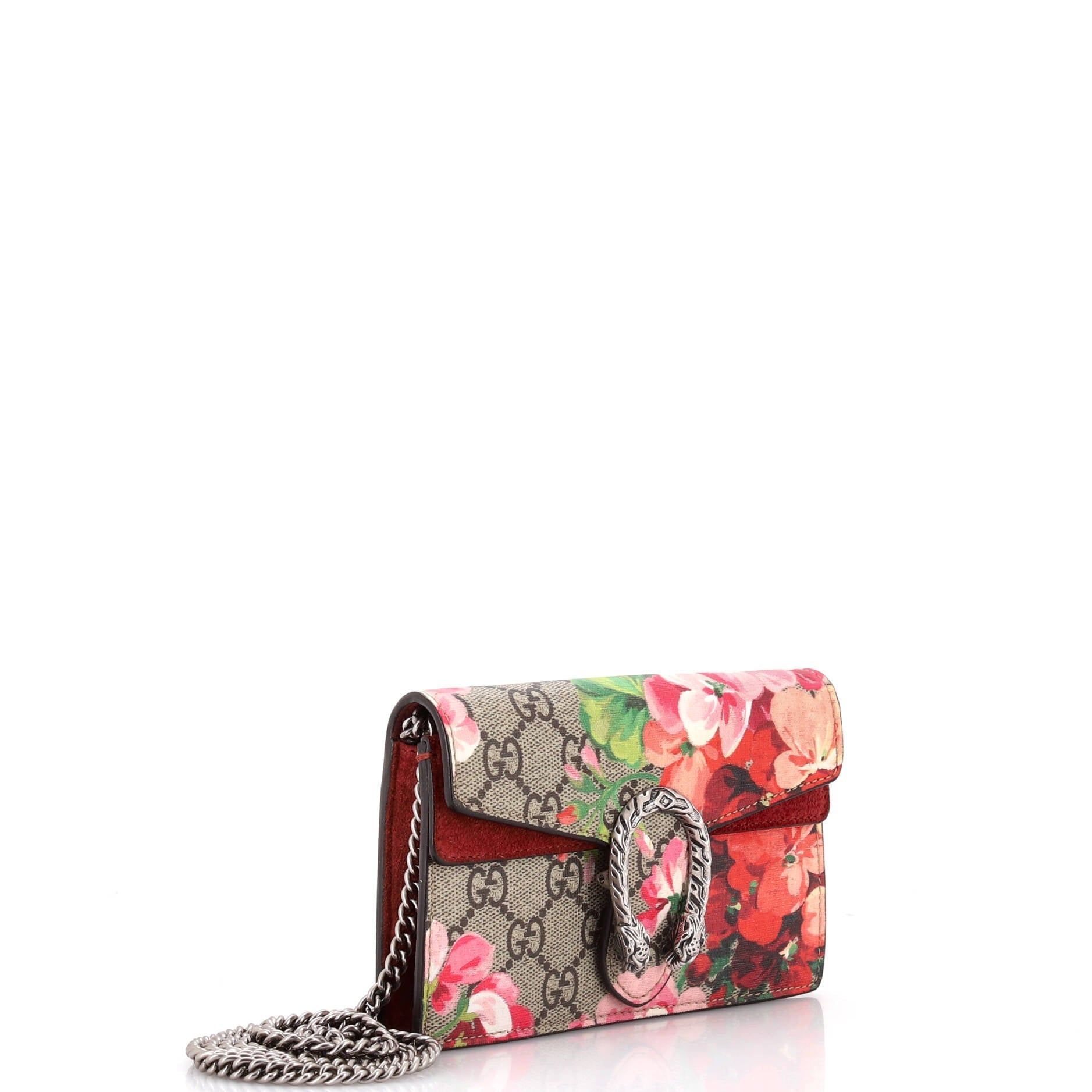 Dionysus Bag Blooms Print GG Coated Canvas Super Mini
