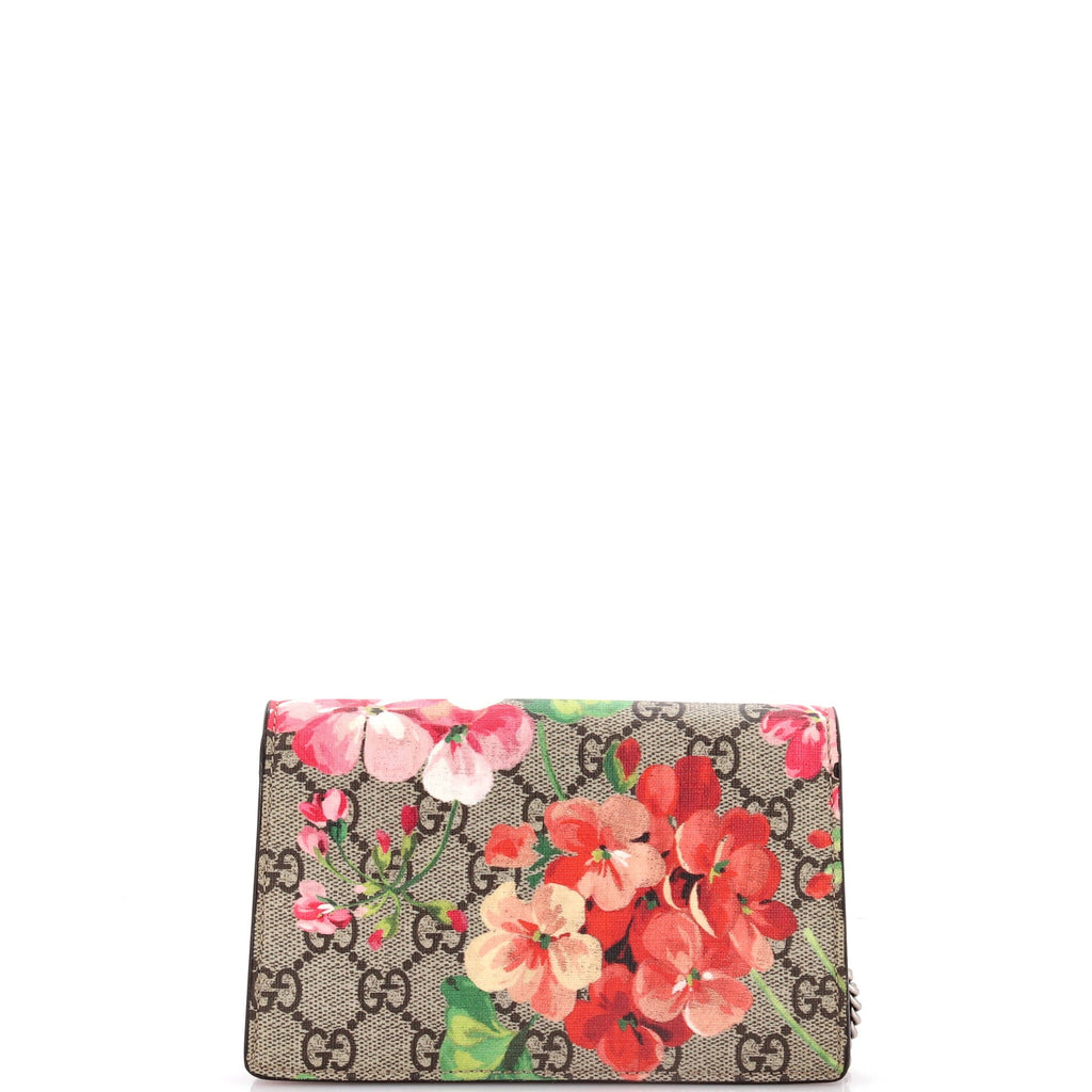 Dionysus Bag Blooms Print GG Coated Canvas Super Mini