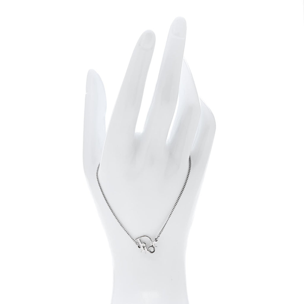Metal Logo Bracelet Silver