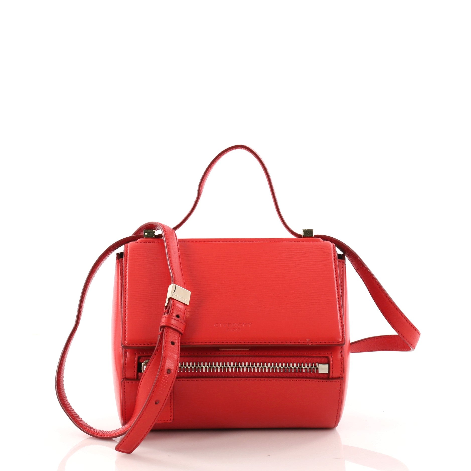 Pandora Box Handbag Leather Mini
