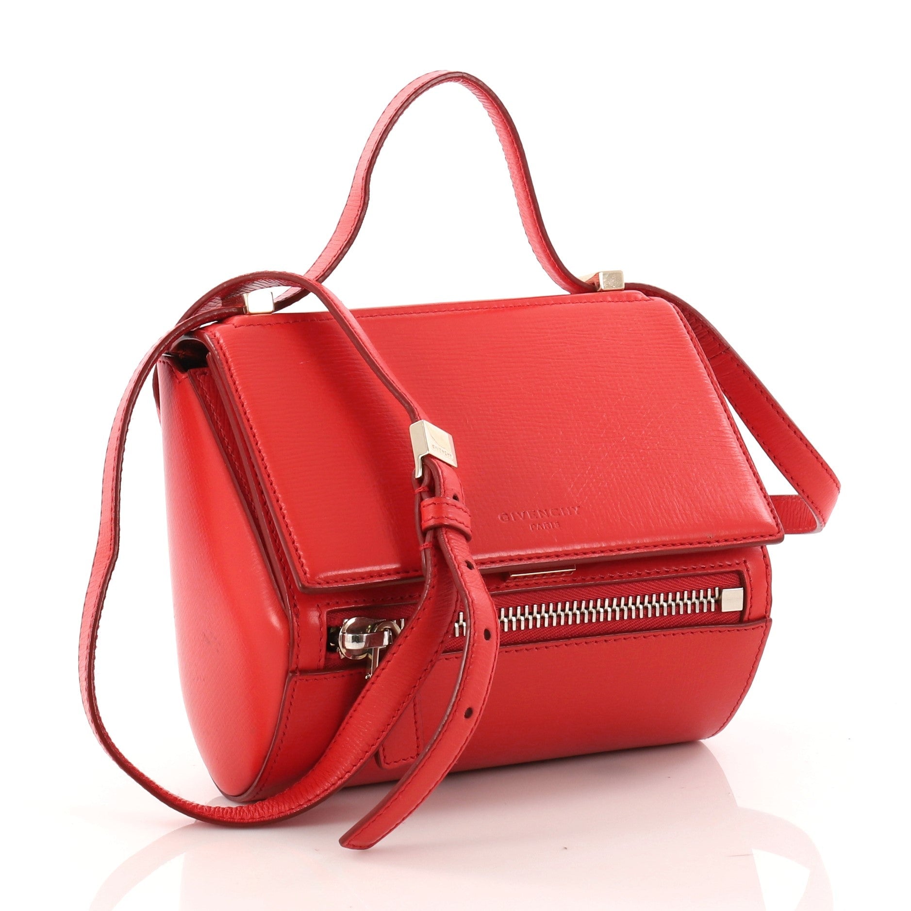 Pandora Box Handbag Leather Mini