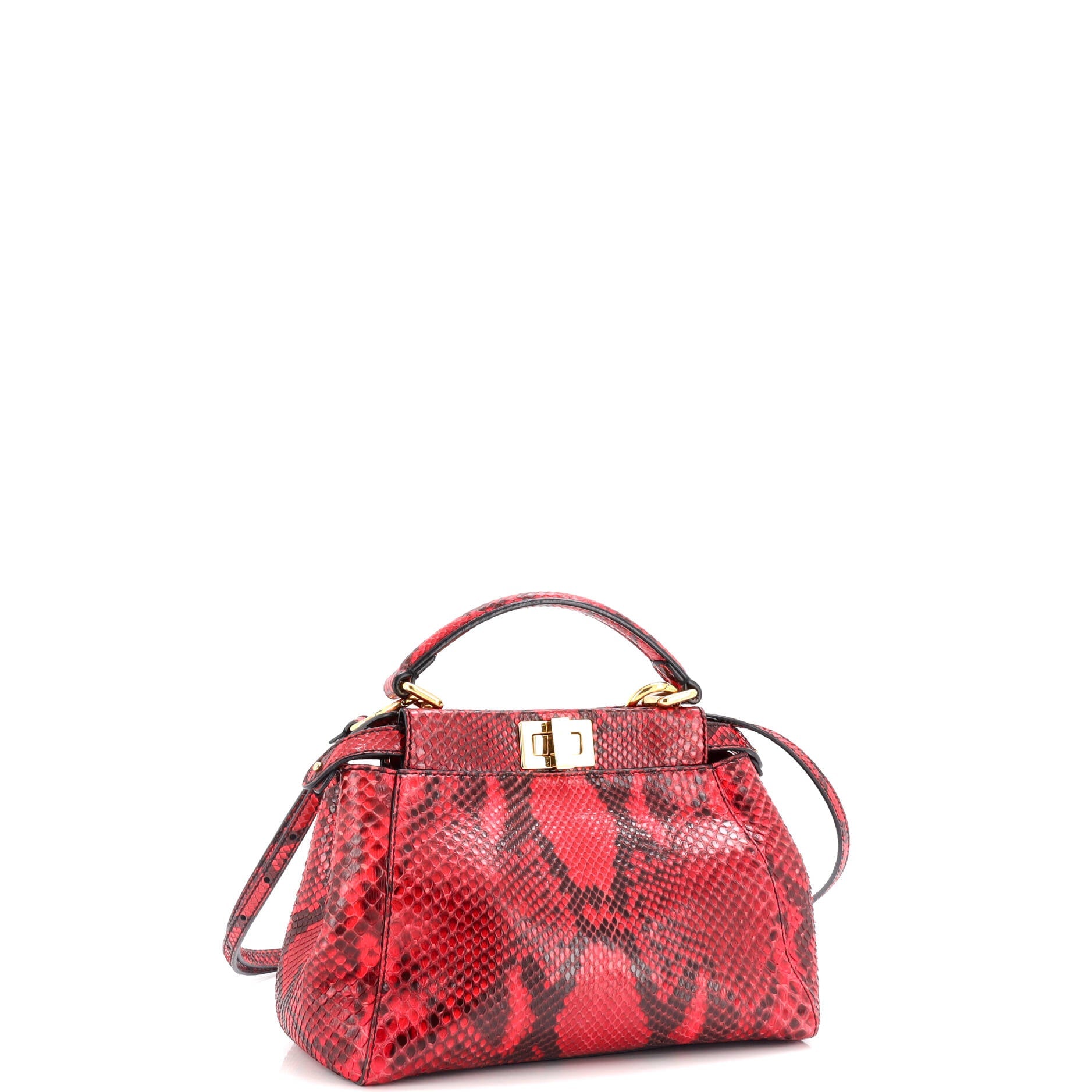 Peekaboo Bag Python Mini
