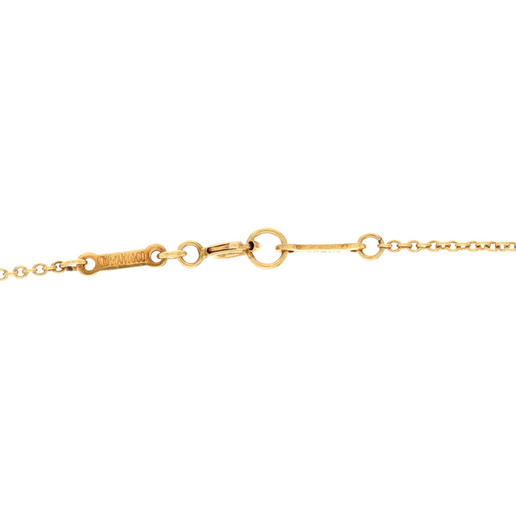 Elsa Peretti Open Heart Pendant Necklace 18K Yellow Gold 22mm