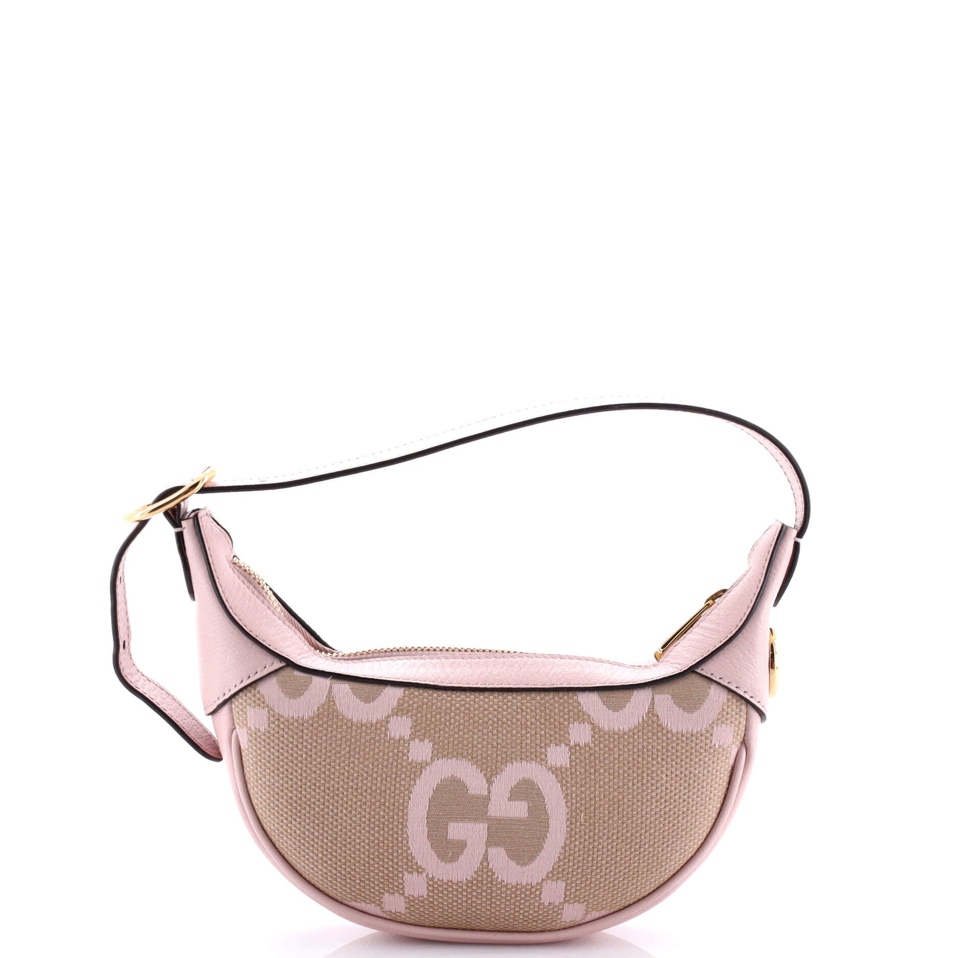 Ophidia Zip Hobo Jumbo GG Canvas with Leather Mini