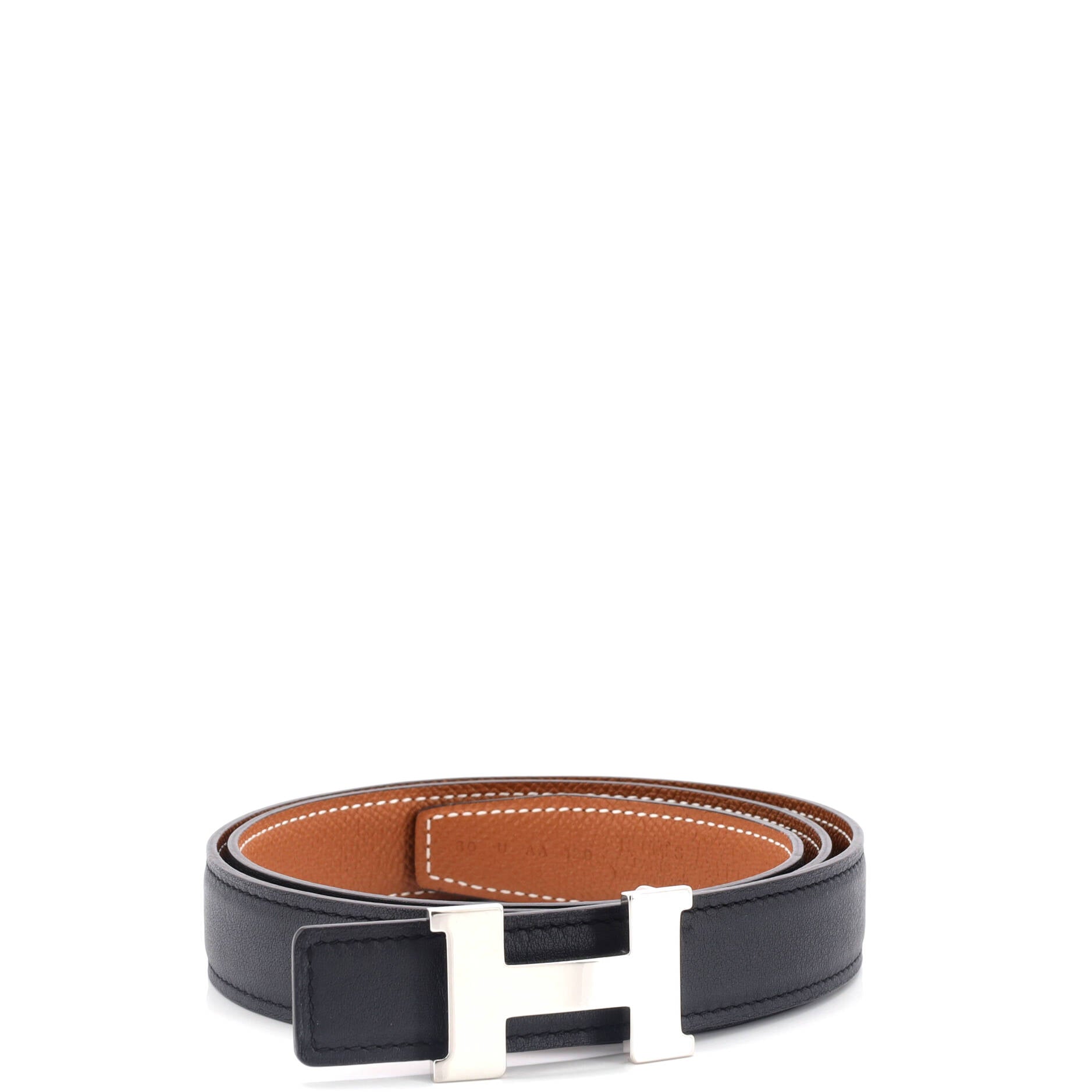 Constance Reversible Belt Leather Thin 80