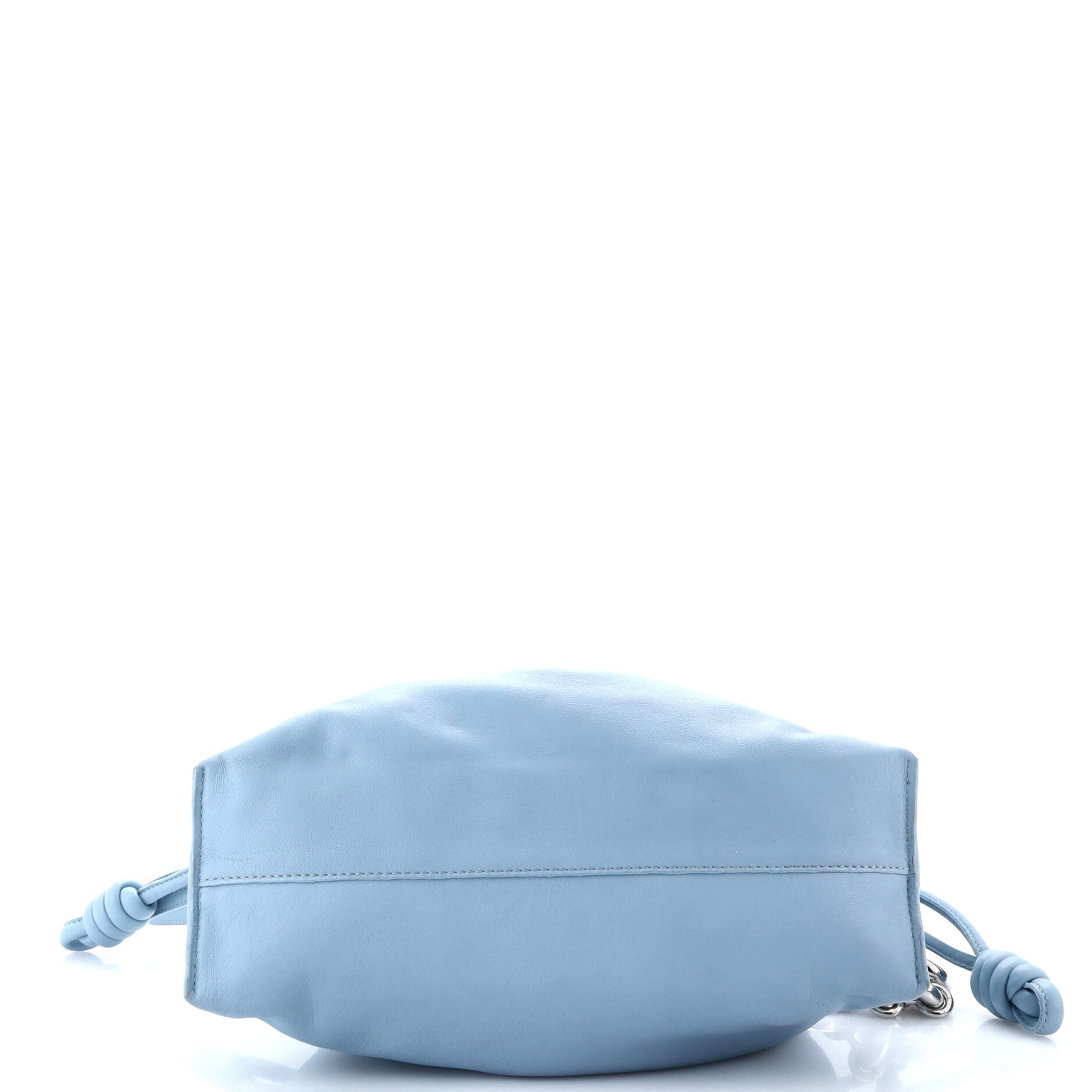 Flamenco Knot Donut Chain Clutch Leather Medium