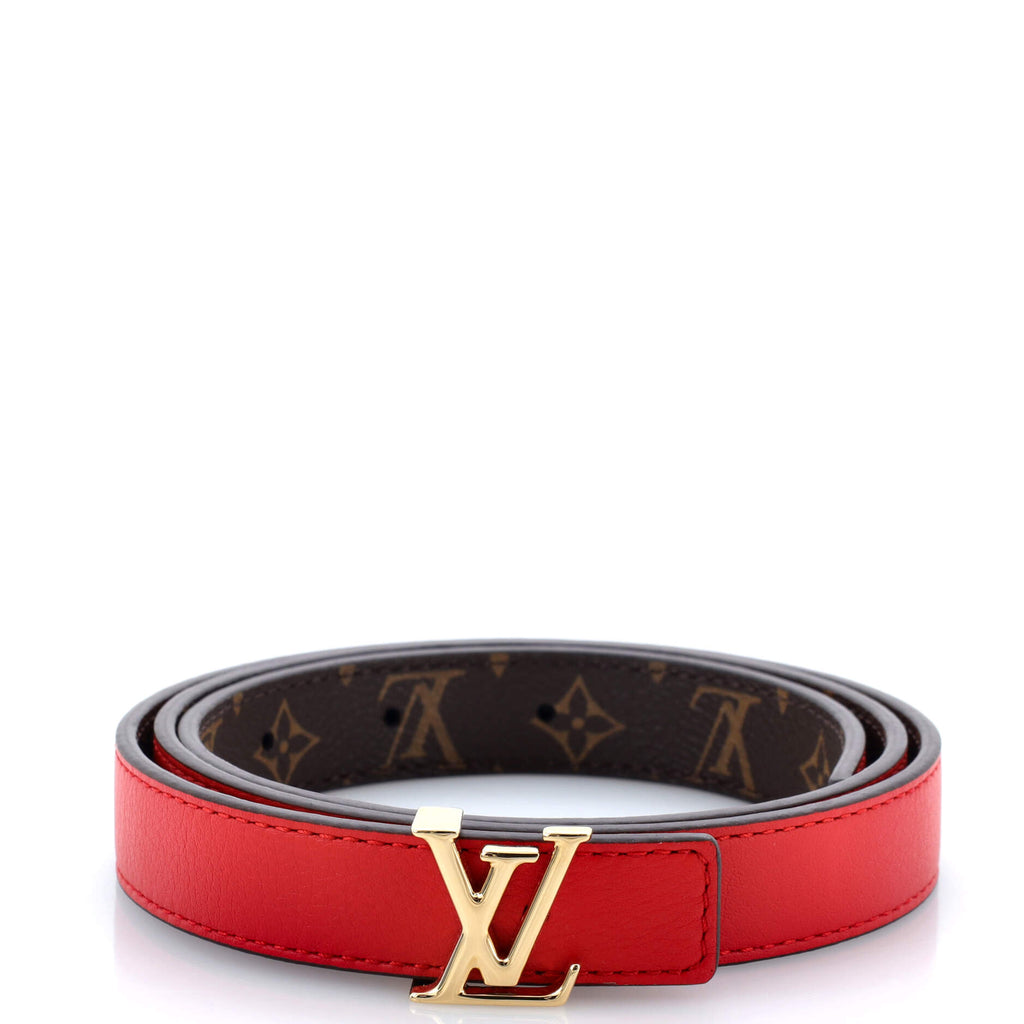 LV Initiales Reversible Belt Monogram Canvas and Leather Medium 80