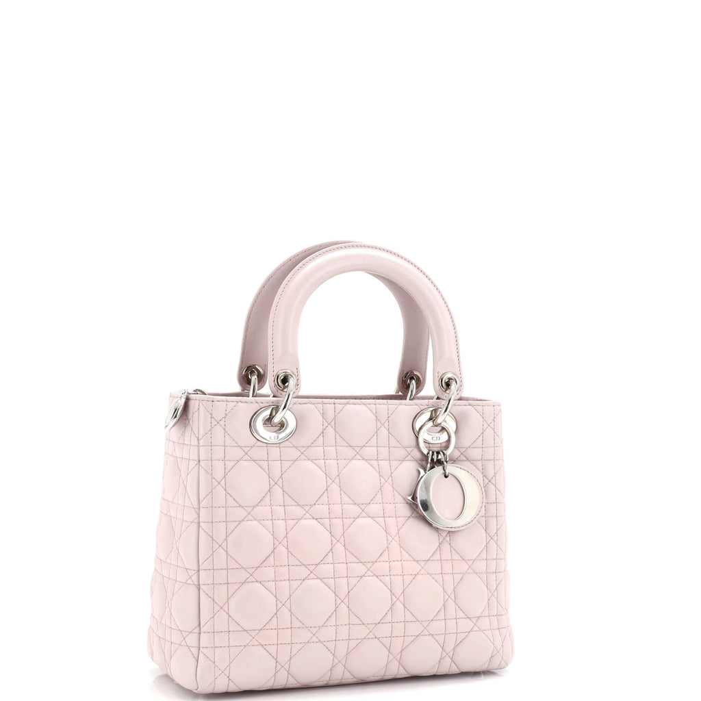 Lady Dior Bag Cannage Quilt Lambskin Medium