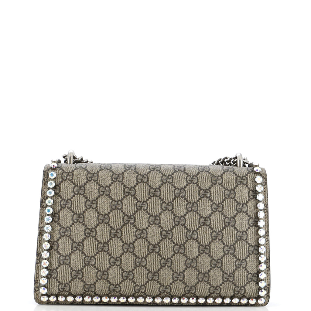 Dionysus Bag Crystal Embellished GG Coated Canvas Medium