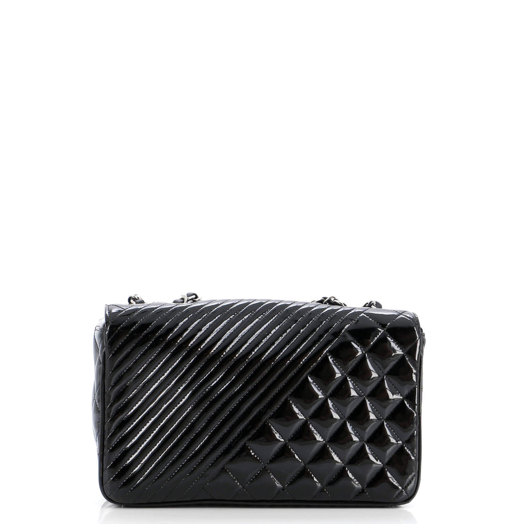 Coco Boy Flap Bag Quilted Patent Medium
