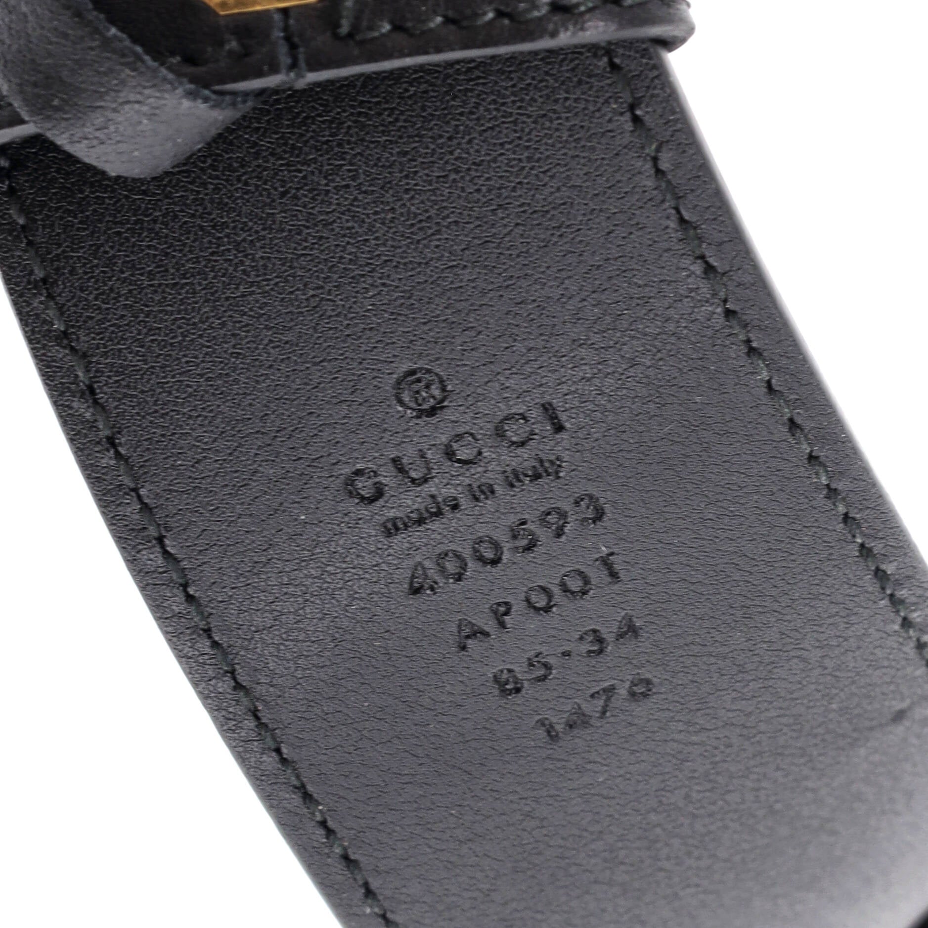 GG Marmont Belt Leather Wide 85