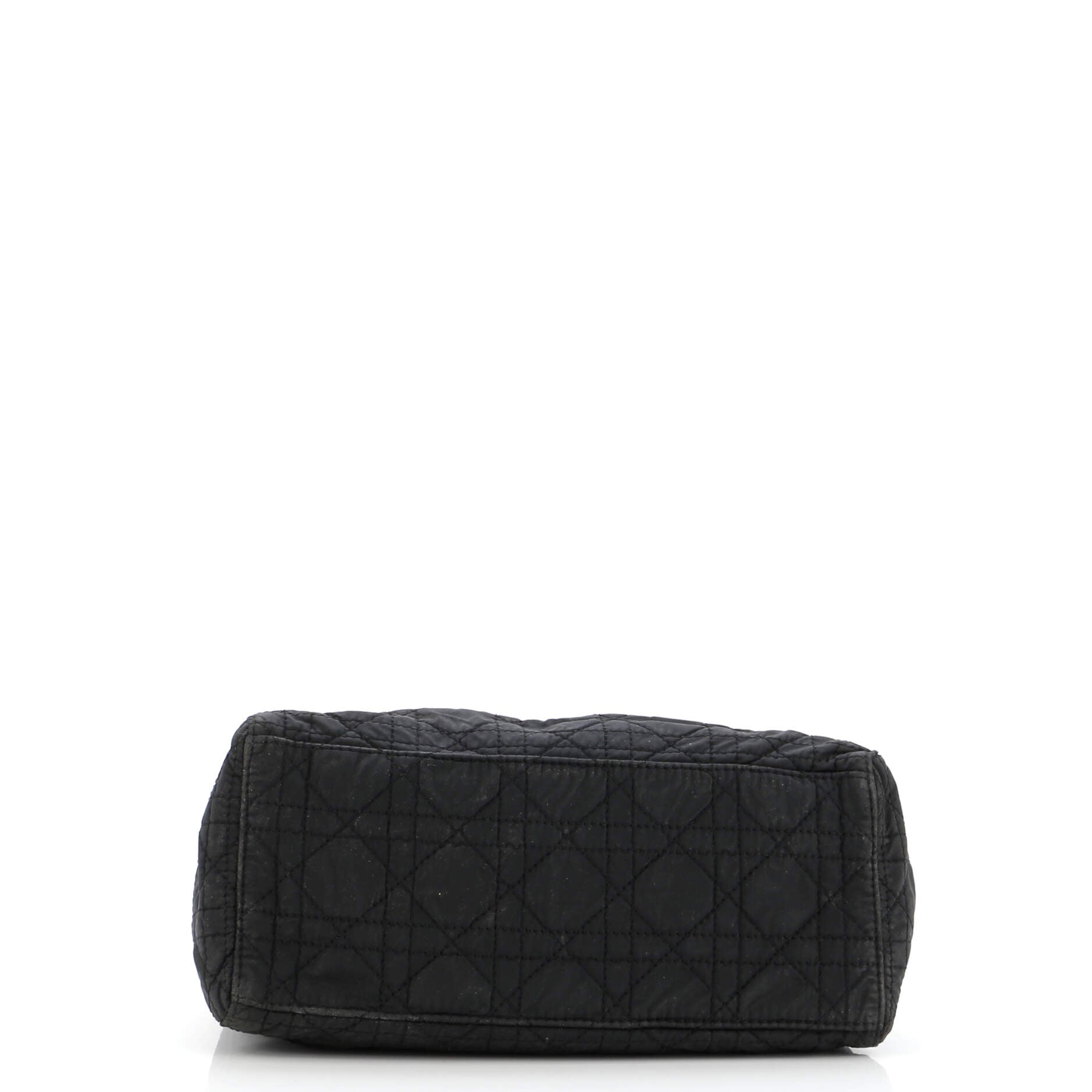 Vintage Lady Dior Bag Cannage Quilt Nylon Medium
