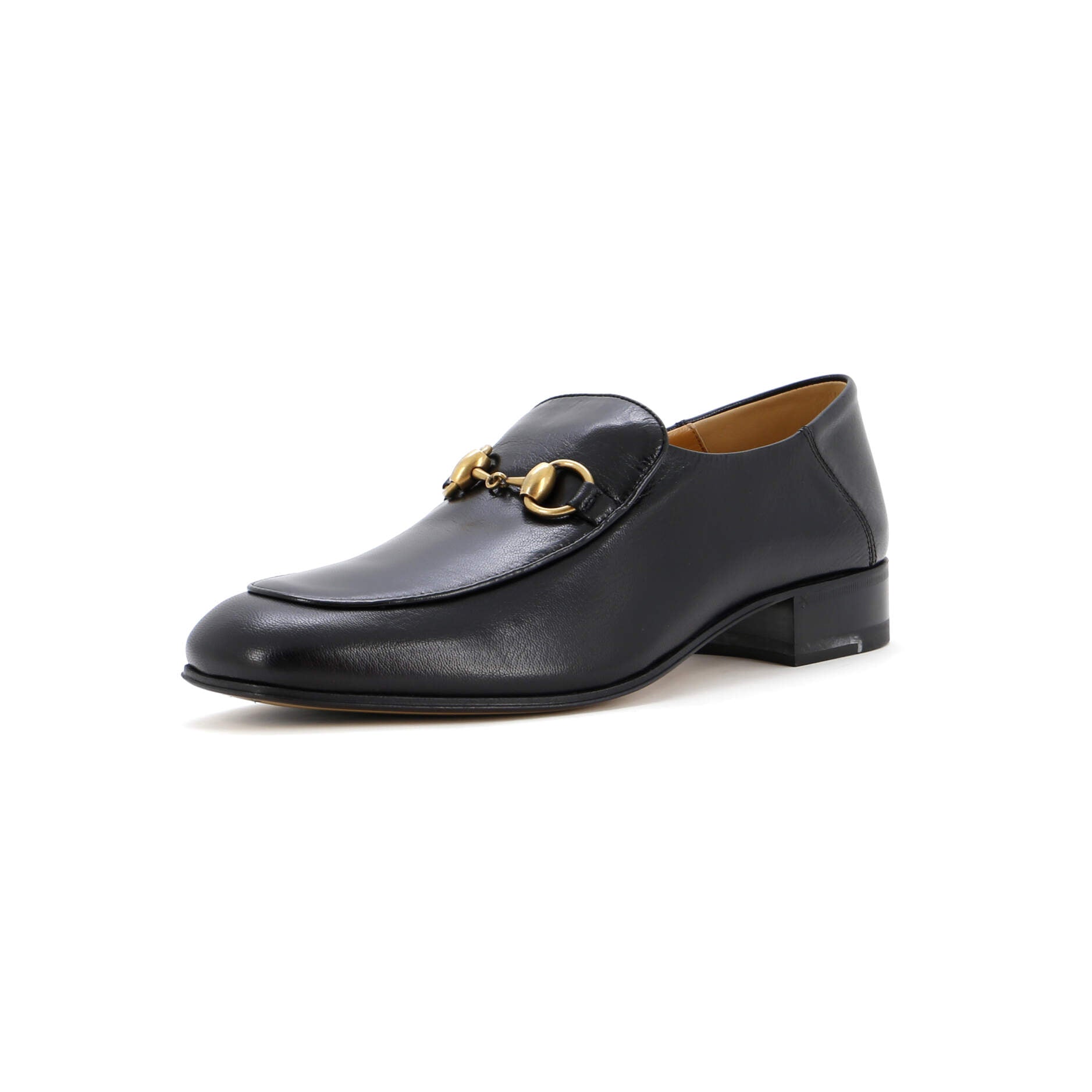 Women's Horsebit Mid-Heel Loafers Leather