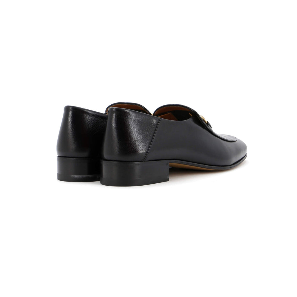 Women's Horsebit Mid-Heel Loafers Leather