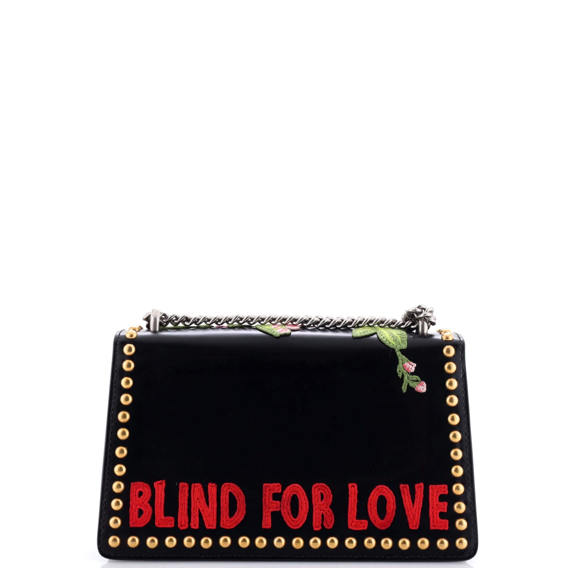 Dionysus Bag Embroidered Studded Leather Small