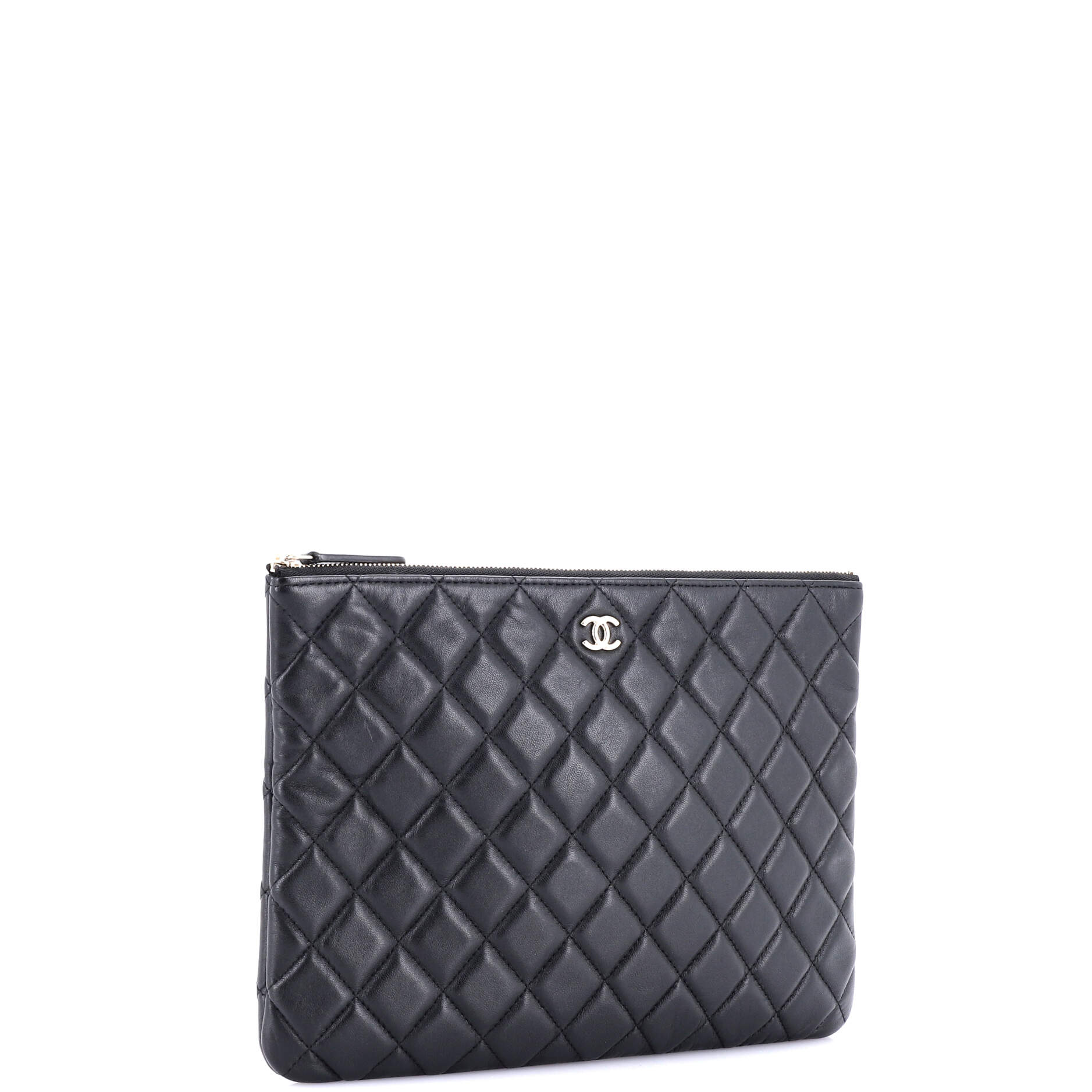 O Case Clutch Quilted Lambskin Medium