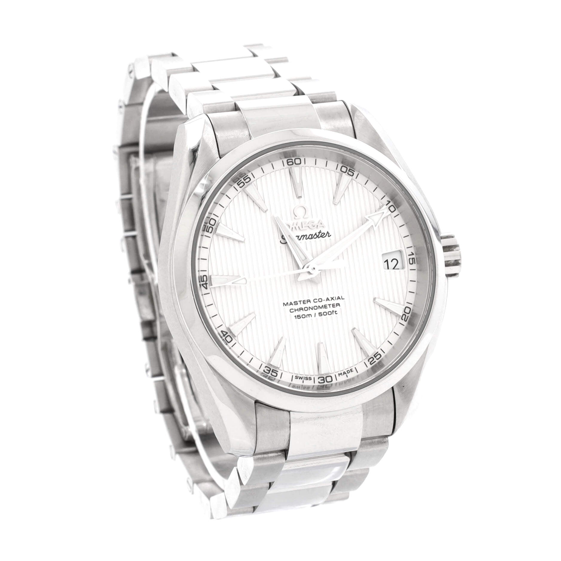 Seamaster Aqua Terra 150M Co-Axial Chronometer Automatic Watch Stainless Steel 38