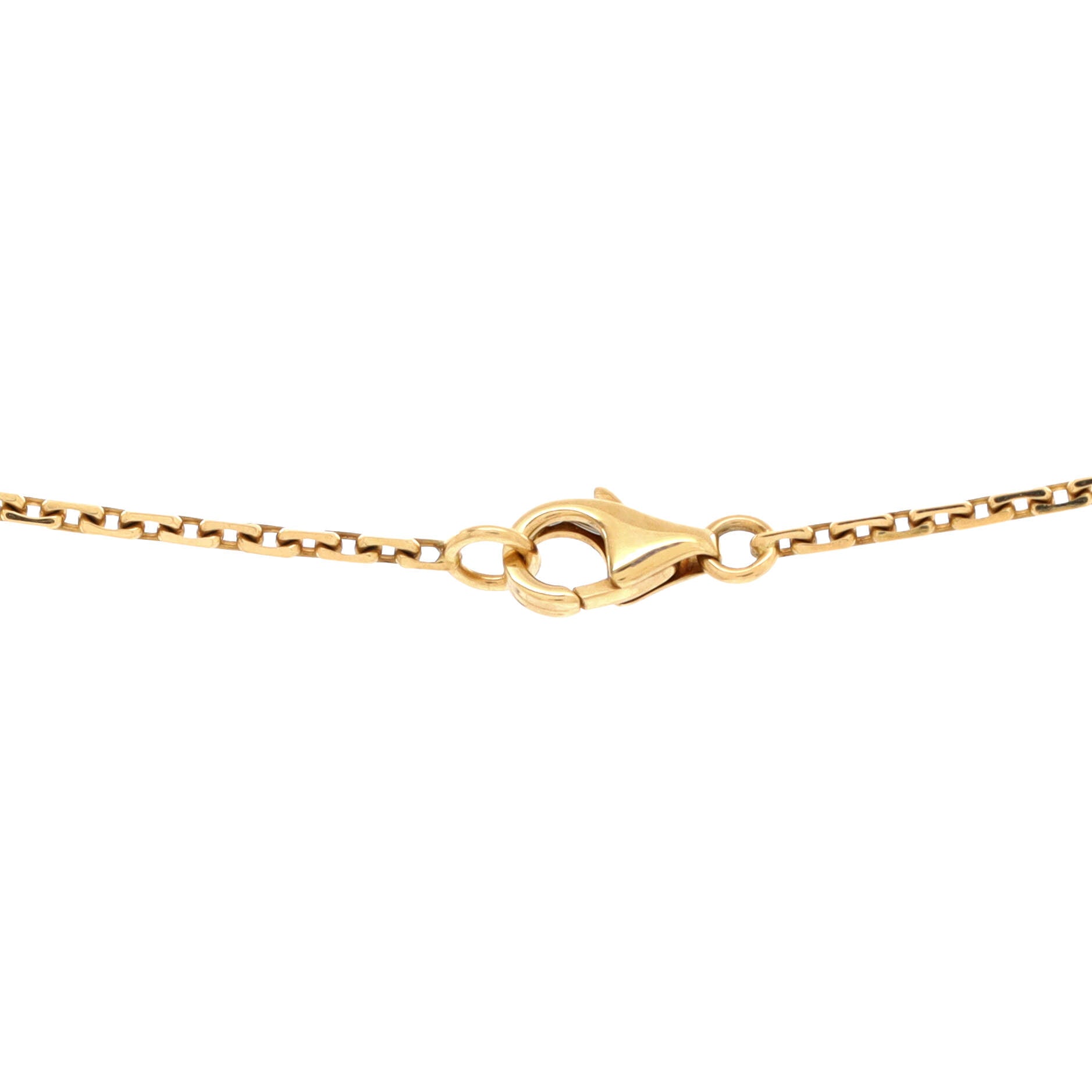 Love Interlocking Necklace 18K Yellow Gold and Diamonds