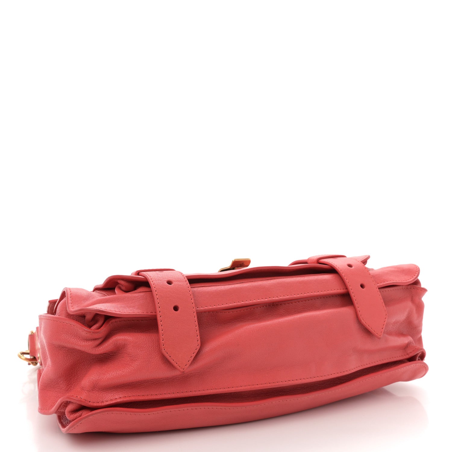 Lambskin Medium PS1 Satchel Deep Coral