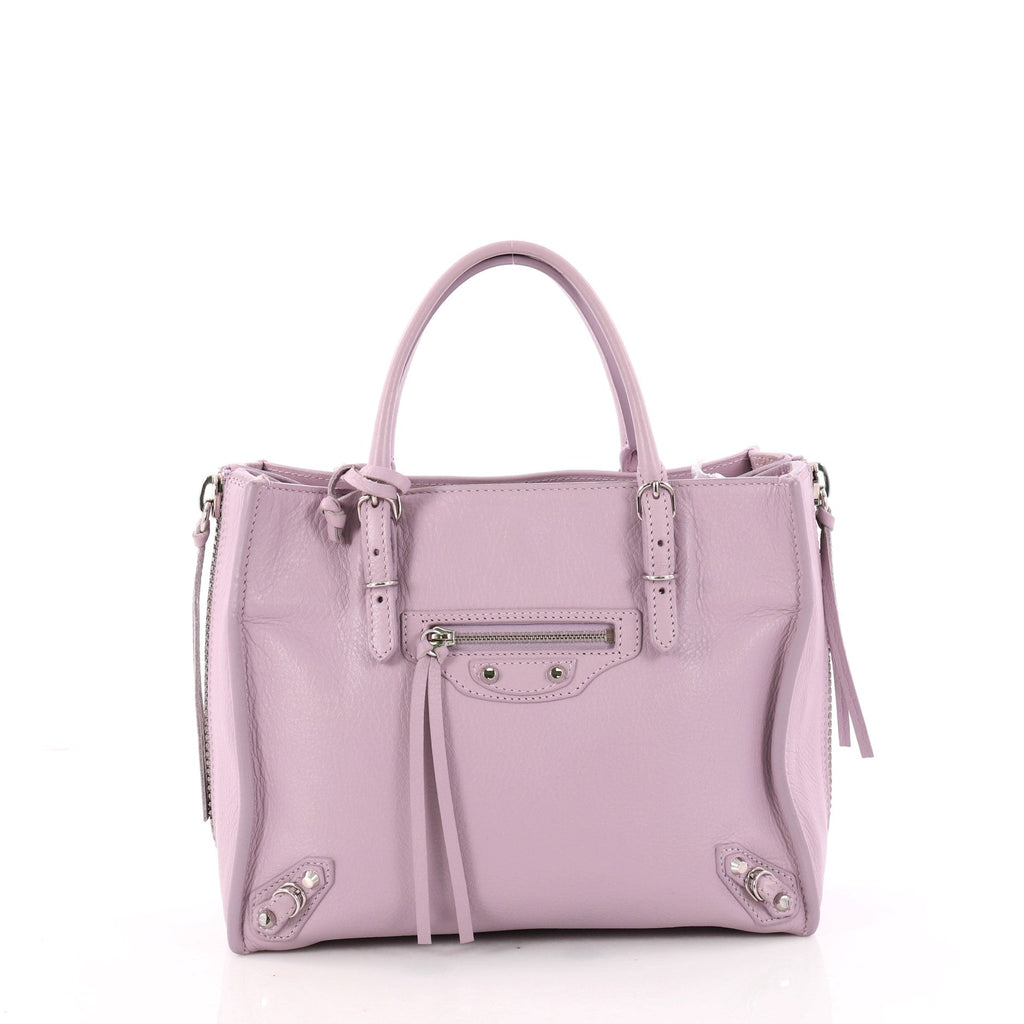 Papier A4 Zip Around Classic Studs Handbag Leather Mini
