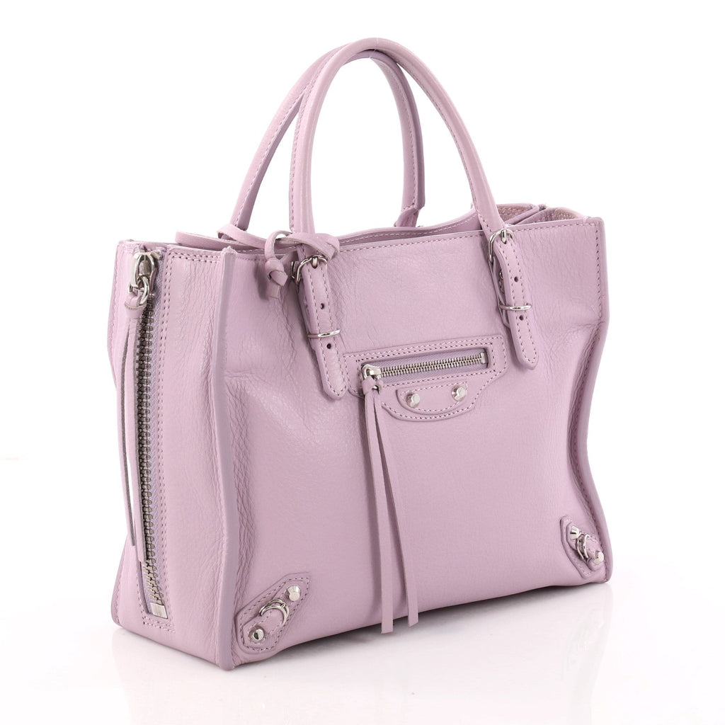Papier A4 Zip Around Classic Studs Handbag Leather Mini