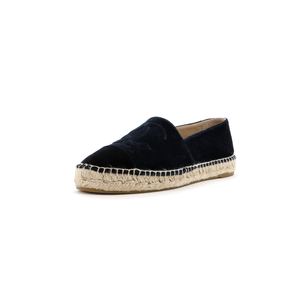 Women's CC Cap Toe Espadrilles Velvet