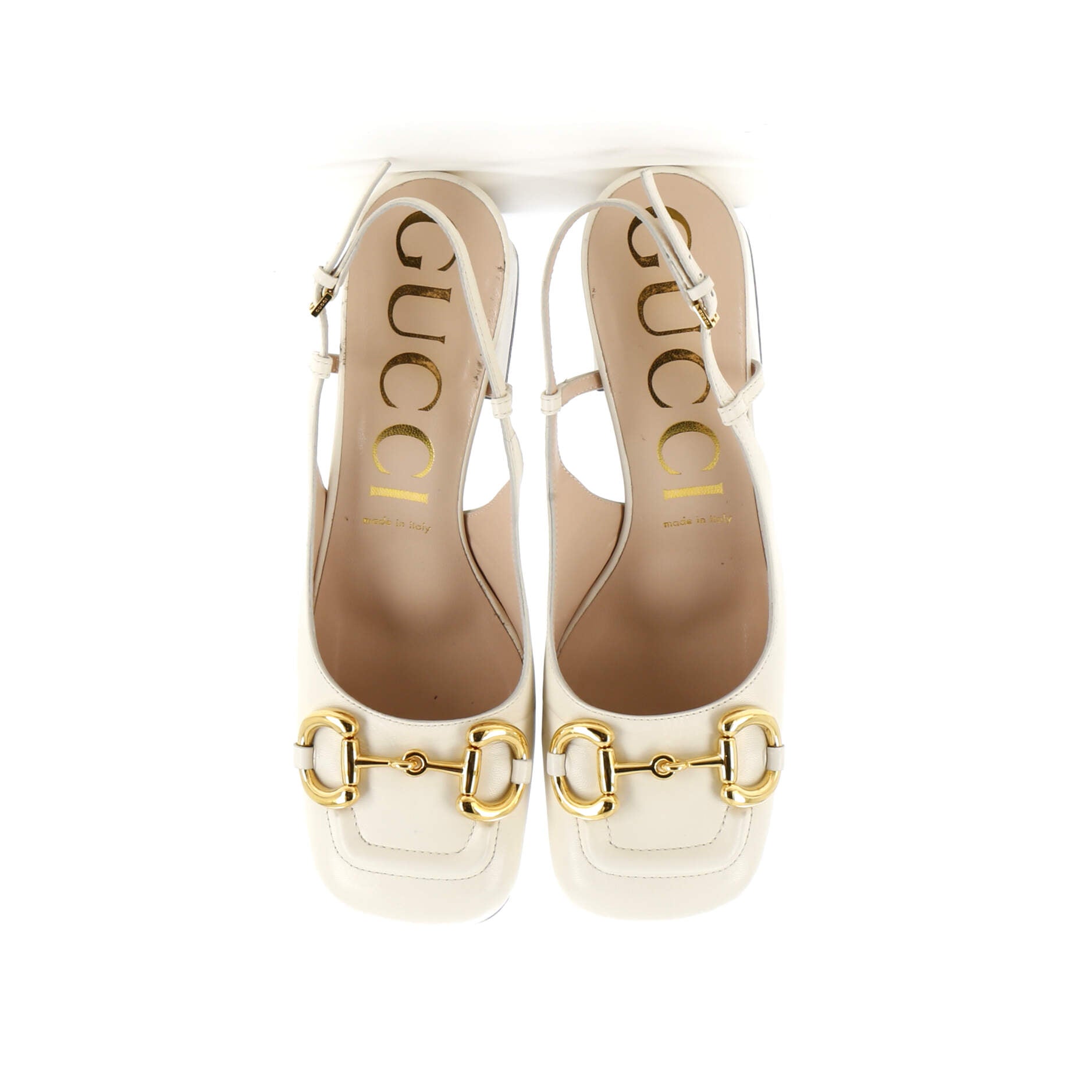 Women's Horsebit Slingback Pumps Leather