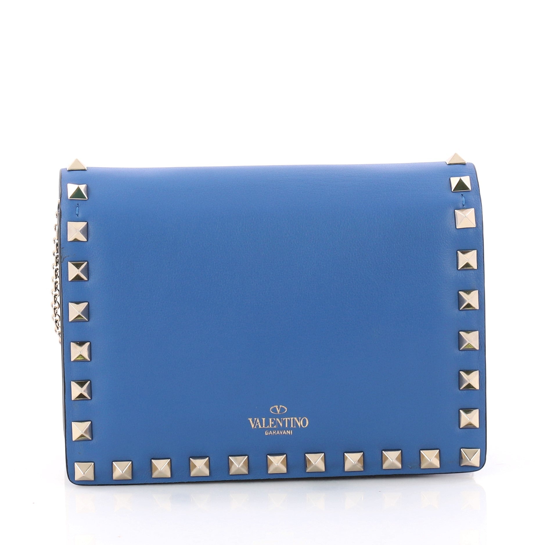 Rockstud Pouch Crossbody Bag Leather Mini