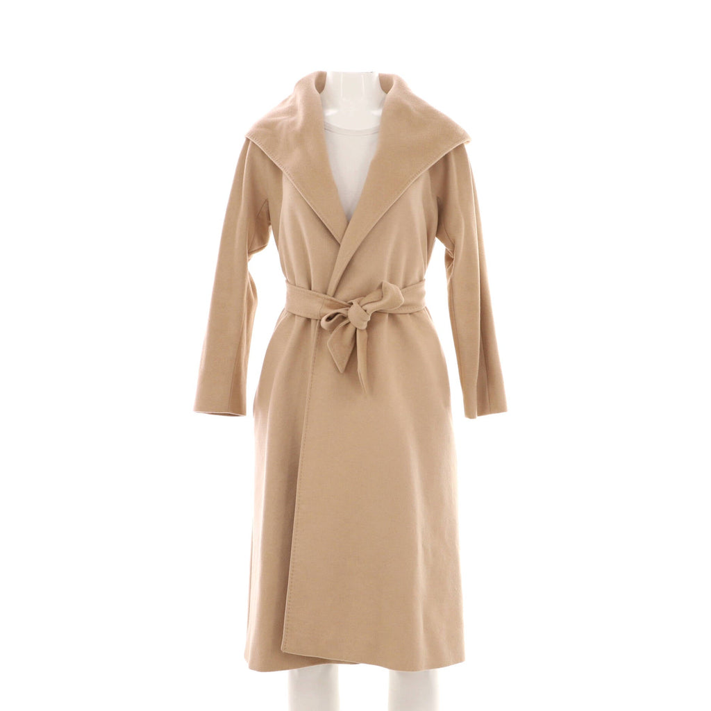 Women's Belted Wrap Long Coat Cashmere