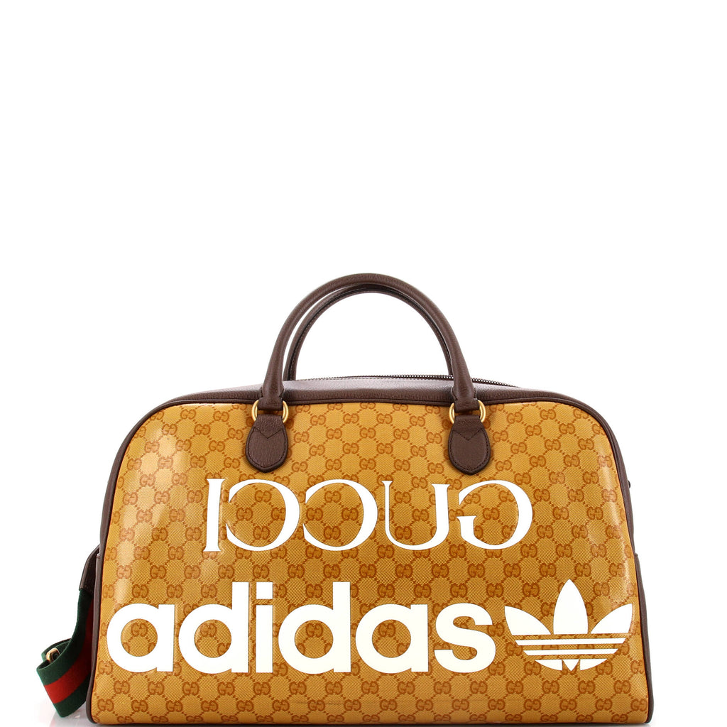 x adidas Duffle Bag GG Coated Canvas Large