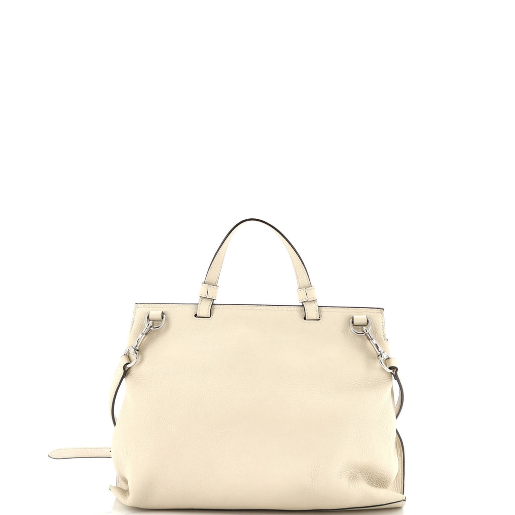 Bamboo Daily Top Handle Bag Leather Medium