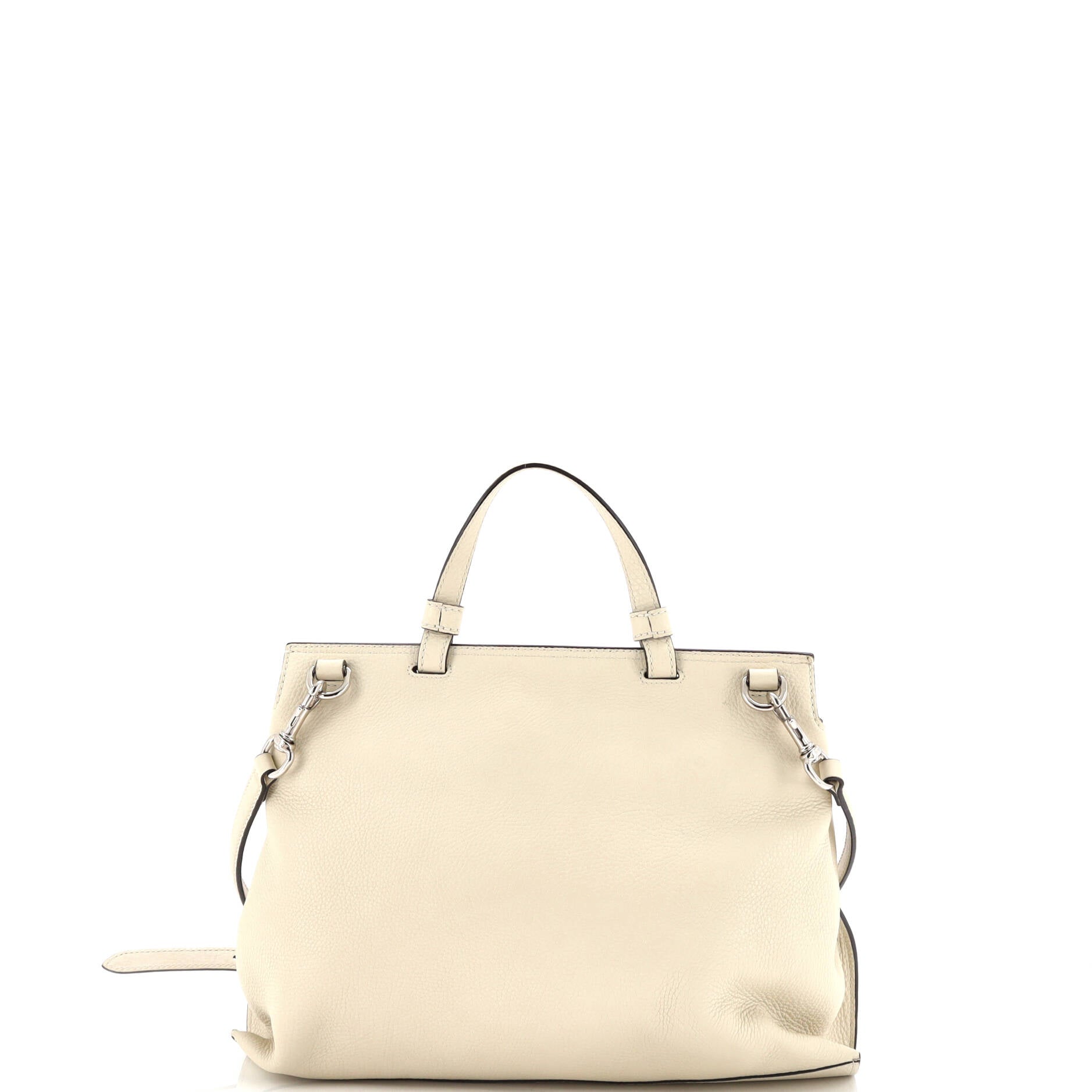 Bamboo Daily Top Handle Bag Leather Medium