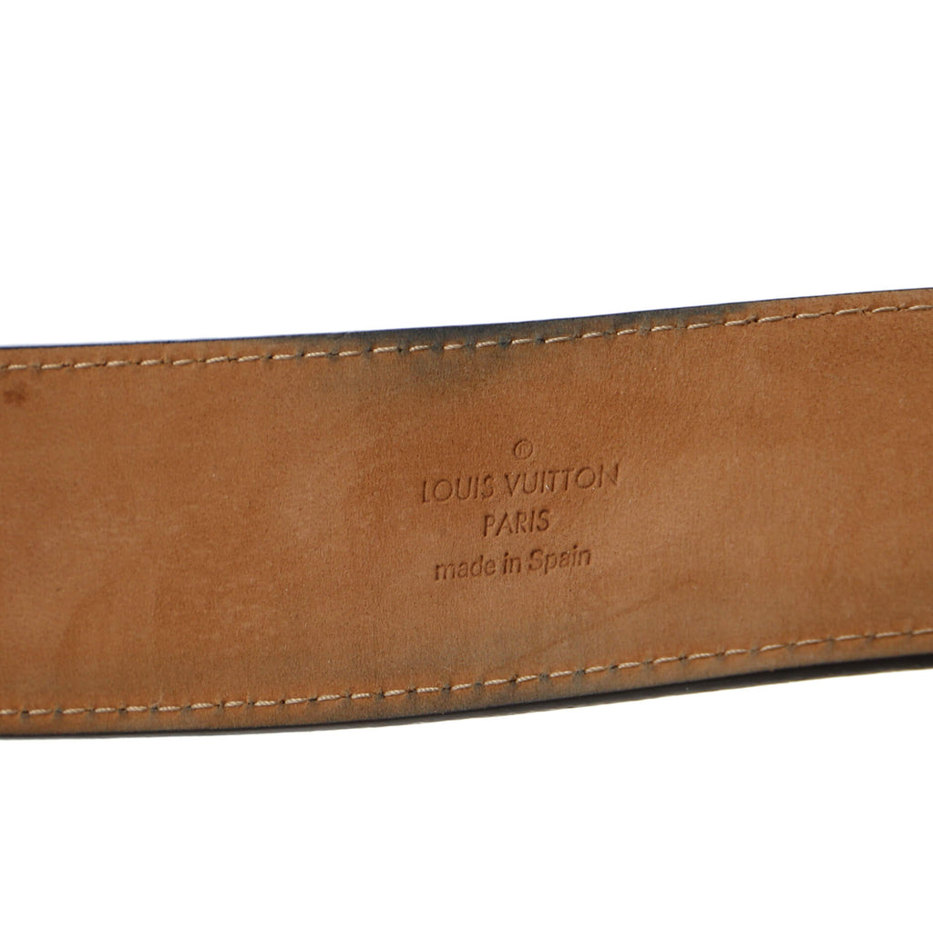 LV Initiales Belt Monogram Canvas Wide 80