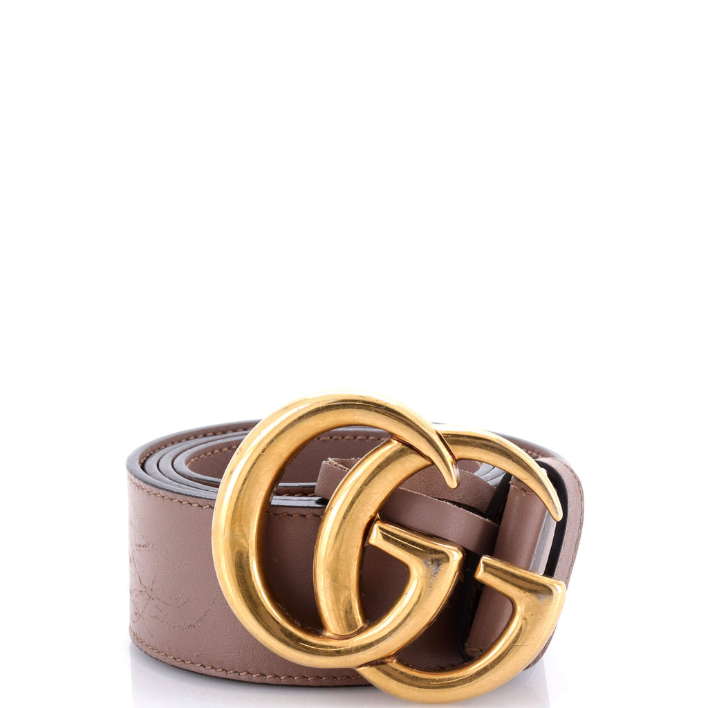 GG Marmont Belt Leather Wide 85