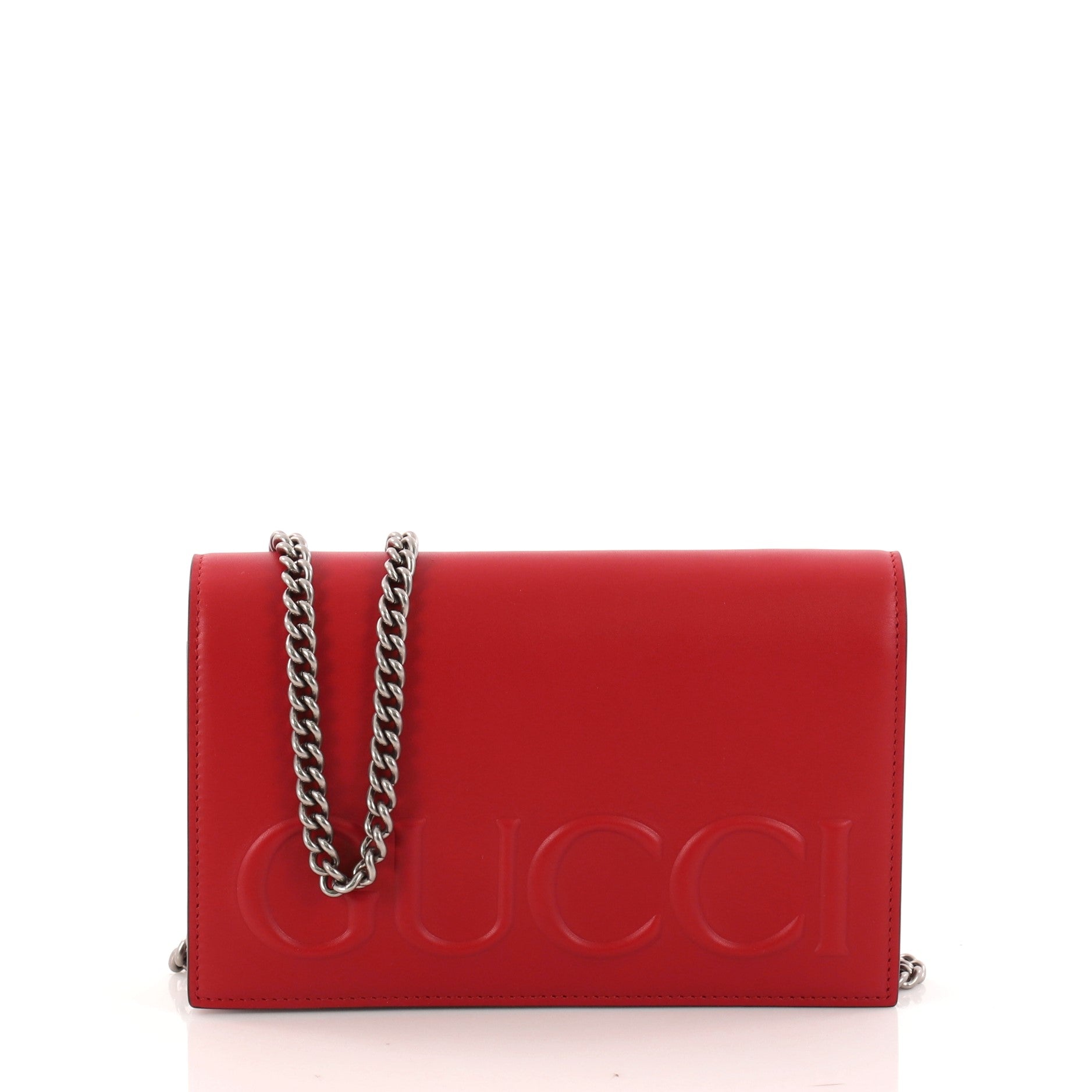 XL Chain Shoulder Bag Leather Mini