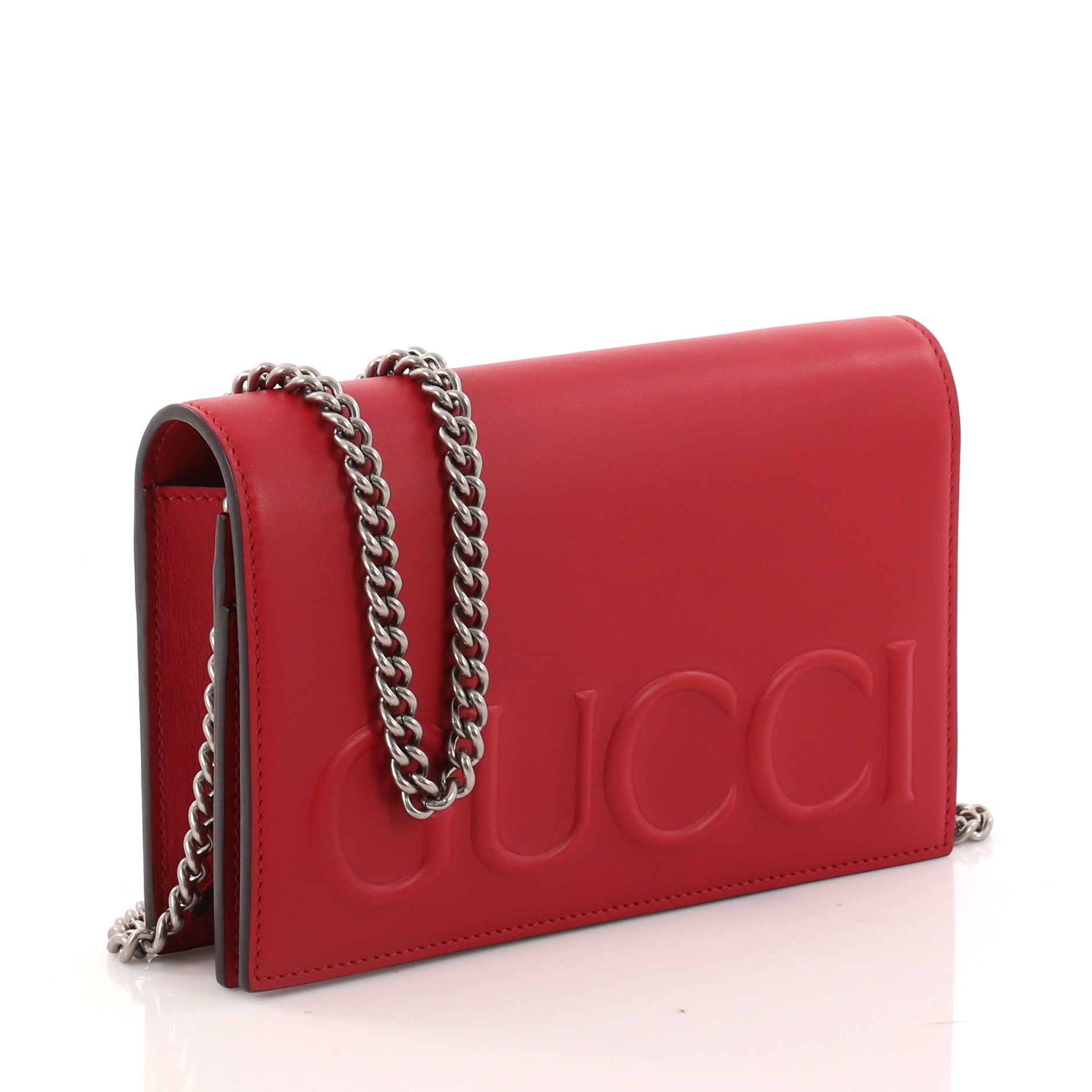 XL Chain Shoulder Bag Leather Mini