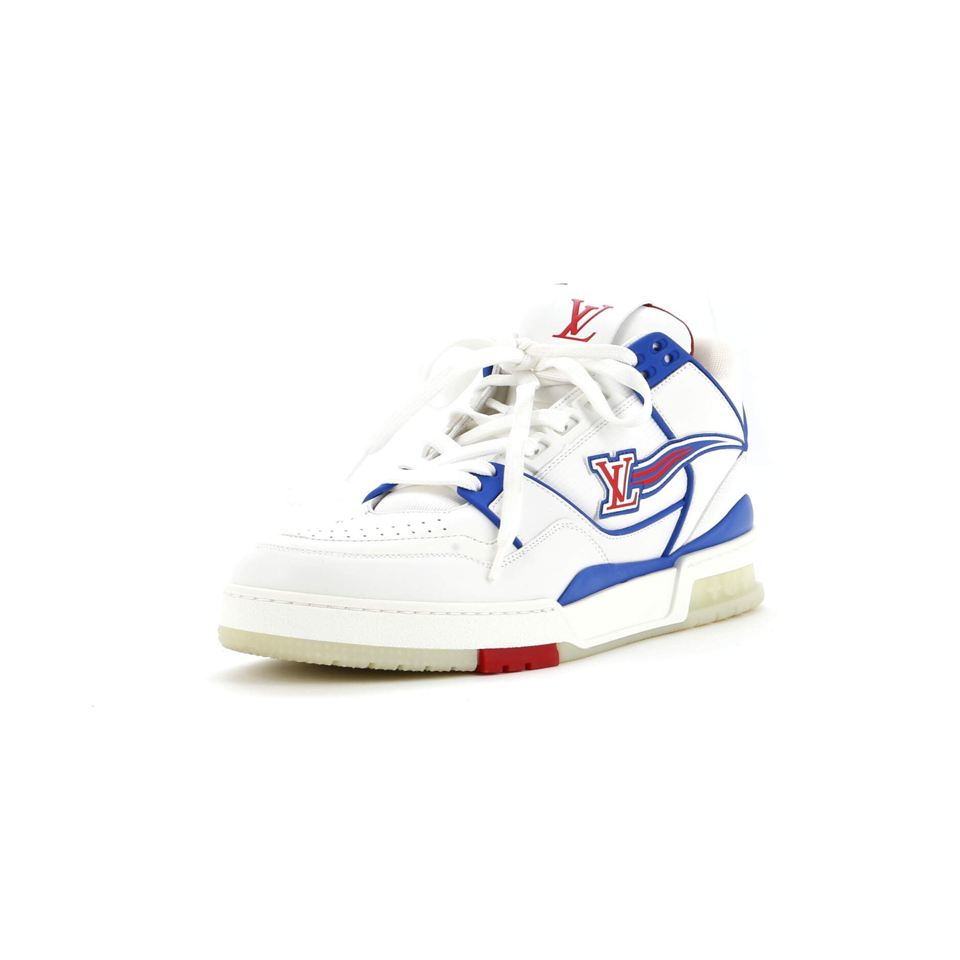 Men's LV Trainer Line Sneakers Leather