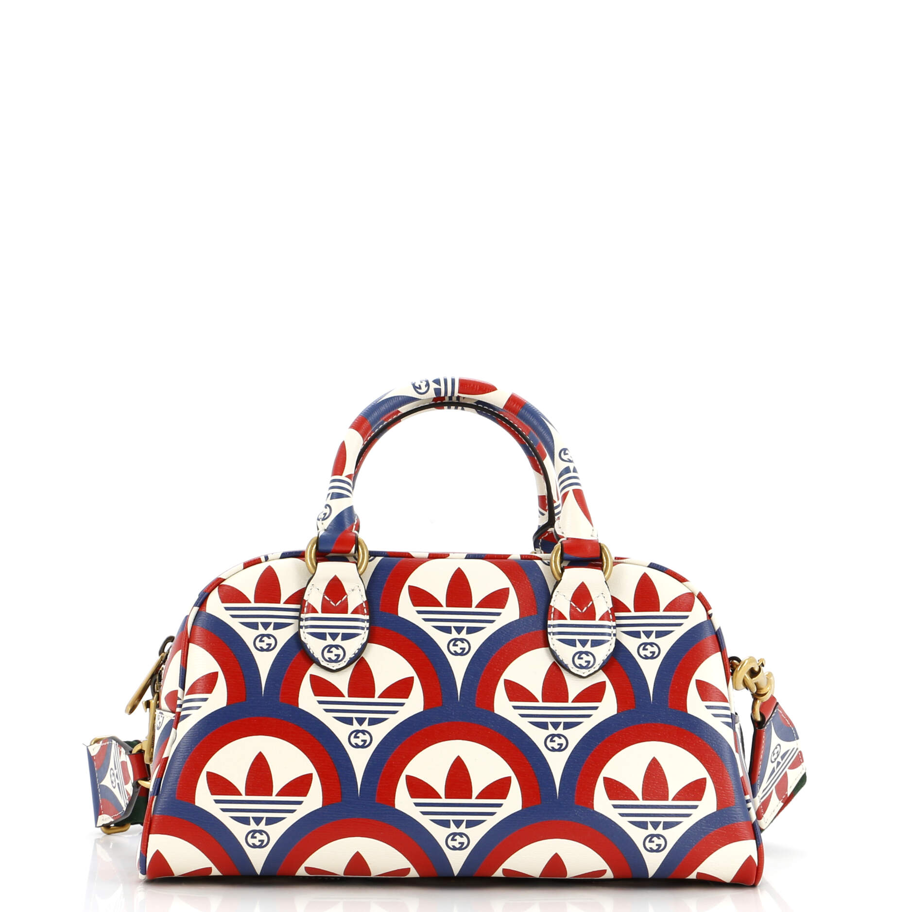 x adidas Duffle Bag Printed Leather Mini