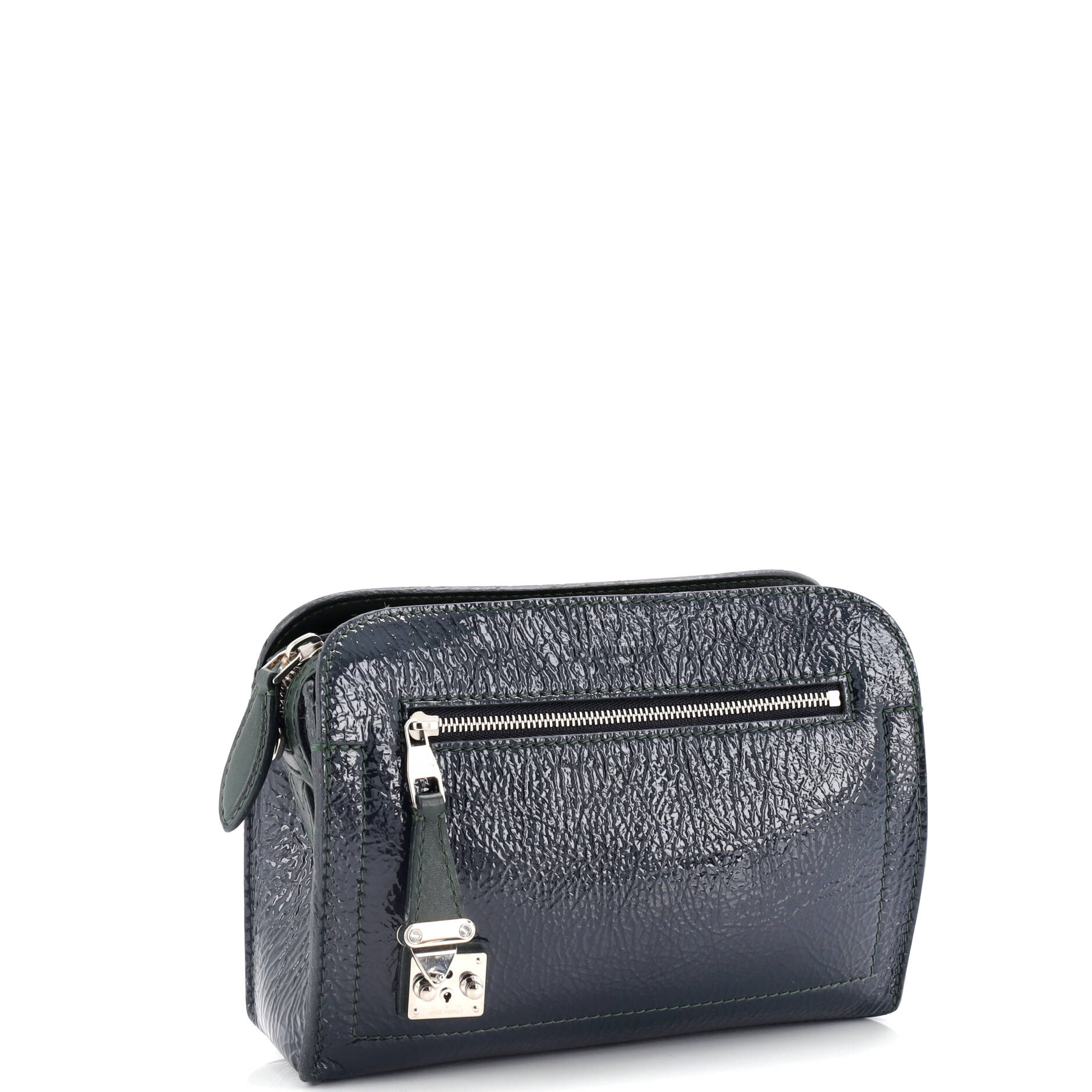Bonded Pochette Chaine Bag Patent Deerskin